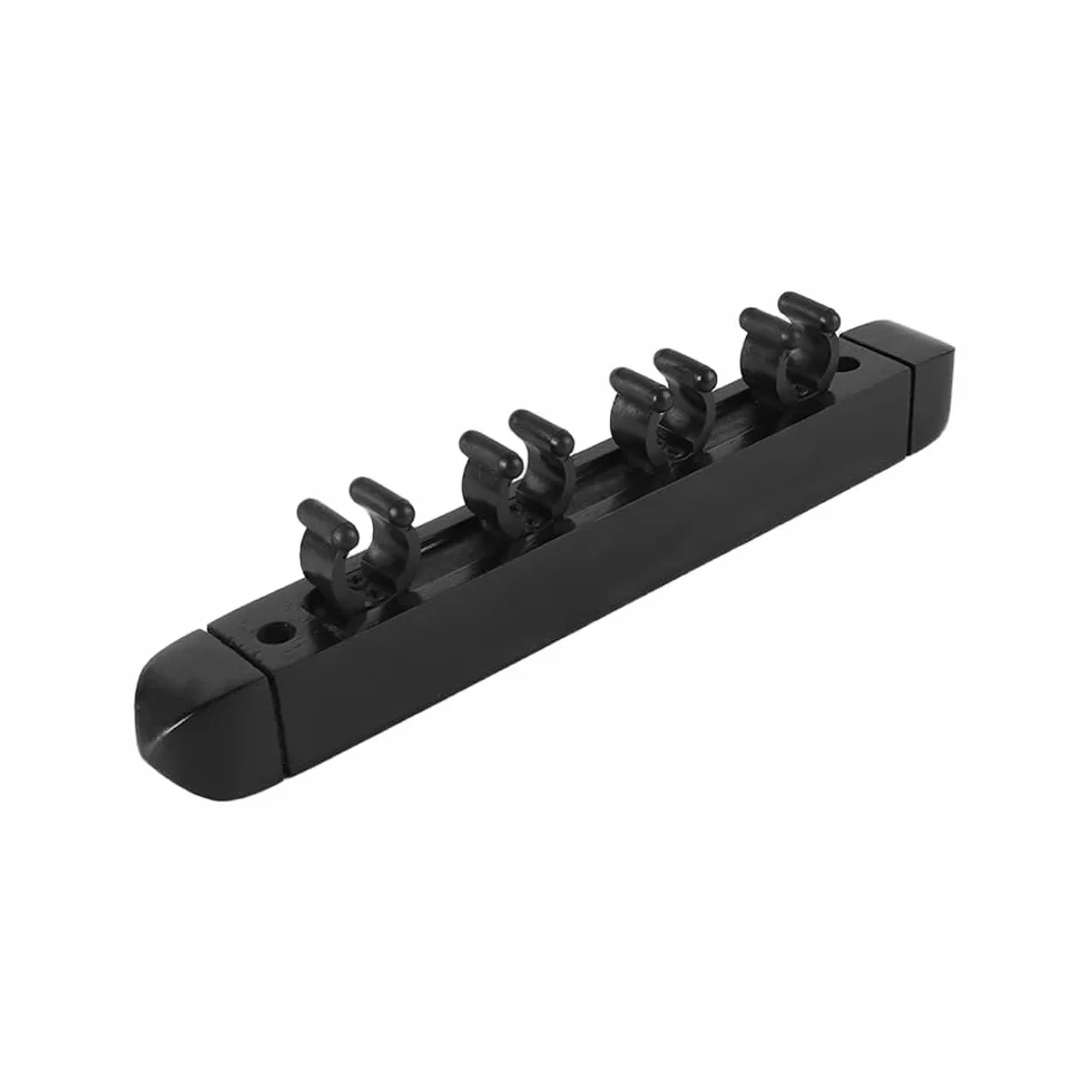 Sarini Soporte de Pared para Tacos de Billar 4 Tacos Negro