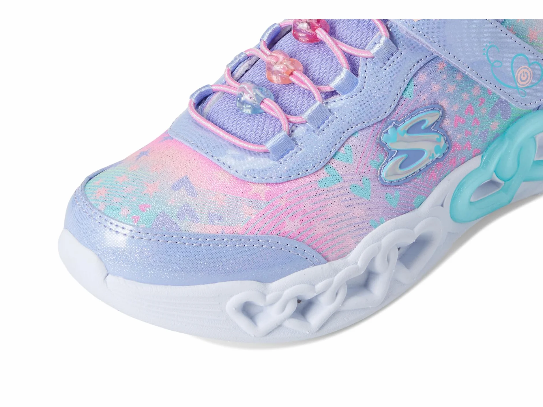 Skechers Infinite Heart Lights Zapatillas para niñas