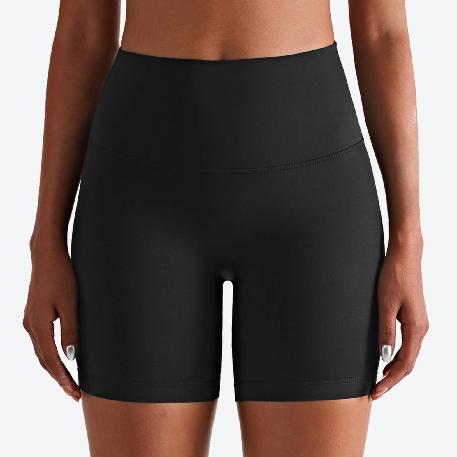 Pantalones Cortos Deporte Mujer Cintura Alta Leggings Yoga Mallas Cortas