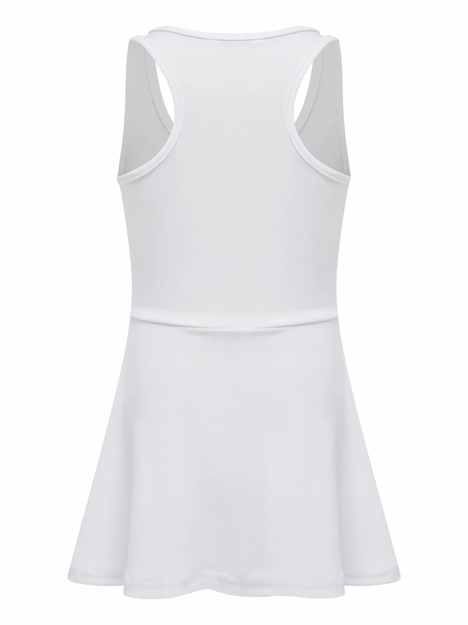 Traje de tenis sin mangas espalda cruzada para niños y niñas