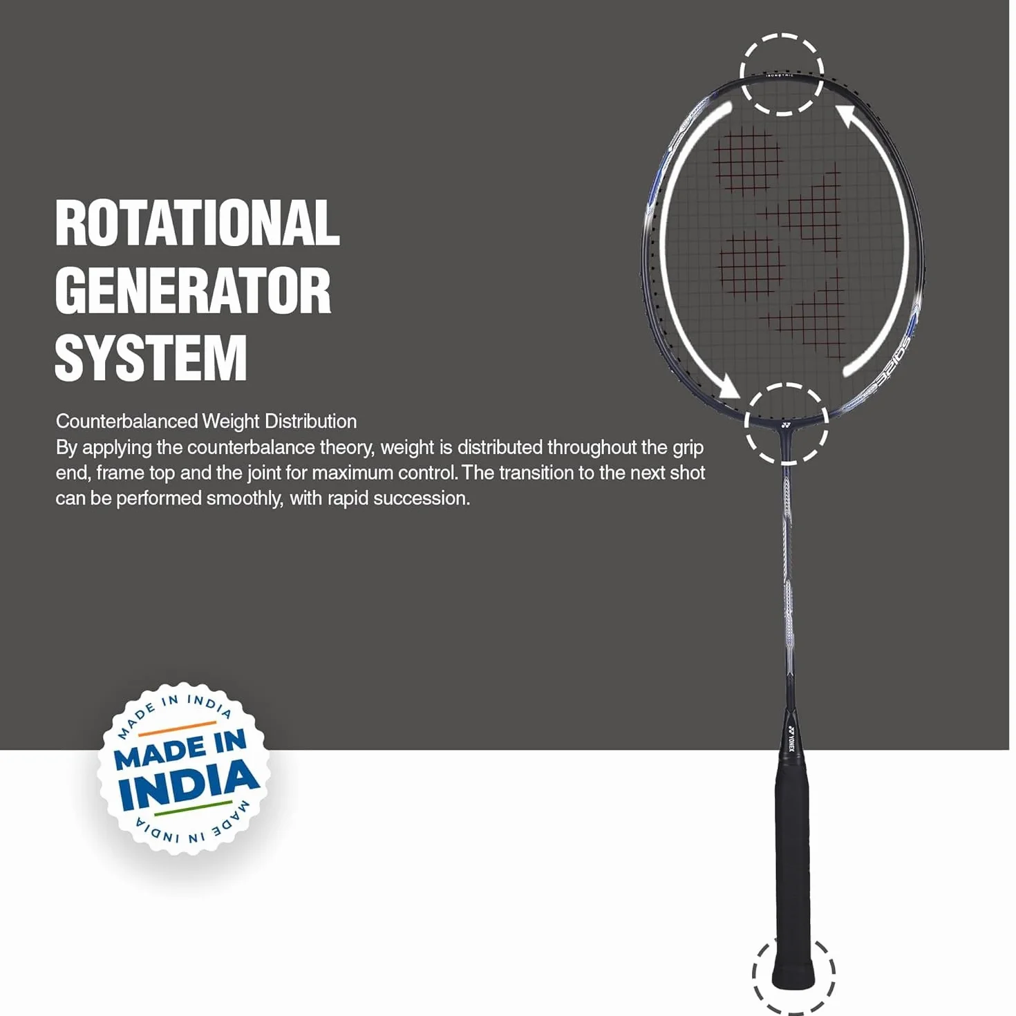 Yonex Raqueta de bádminton Astrox Attack 9