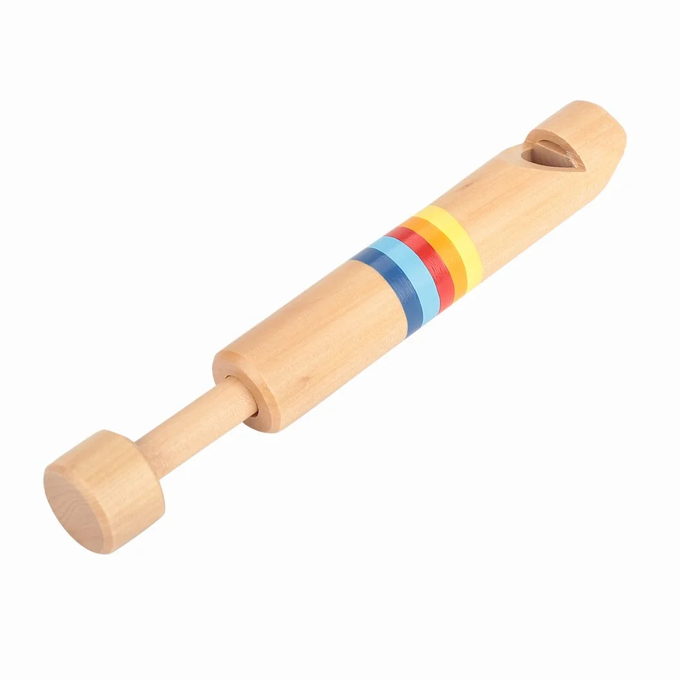 RiToEasysports Fipple de Madera Piccolo, Instrumento Educativo de Flauta de Madera para niños, Regalo de Juguete