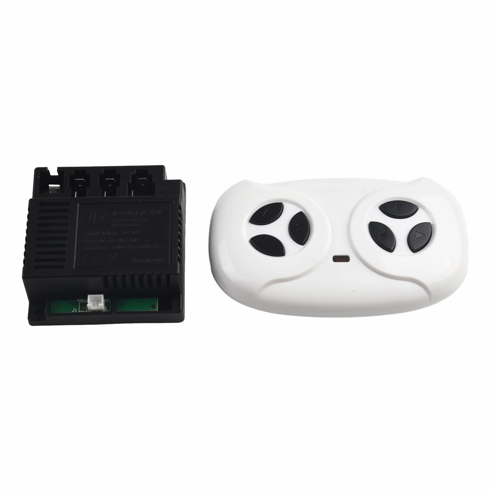 Mando a distancia y receptor para coche eléctrico para niños, 6 V, 12 V, 24 V, compatible con JR-RX-12V JR1705RX JR1758RX JR1810RX, función de arranque suave (JR1705RX Full set)