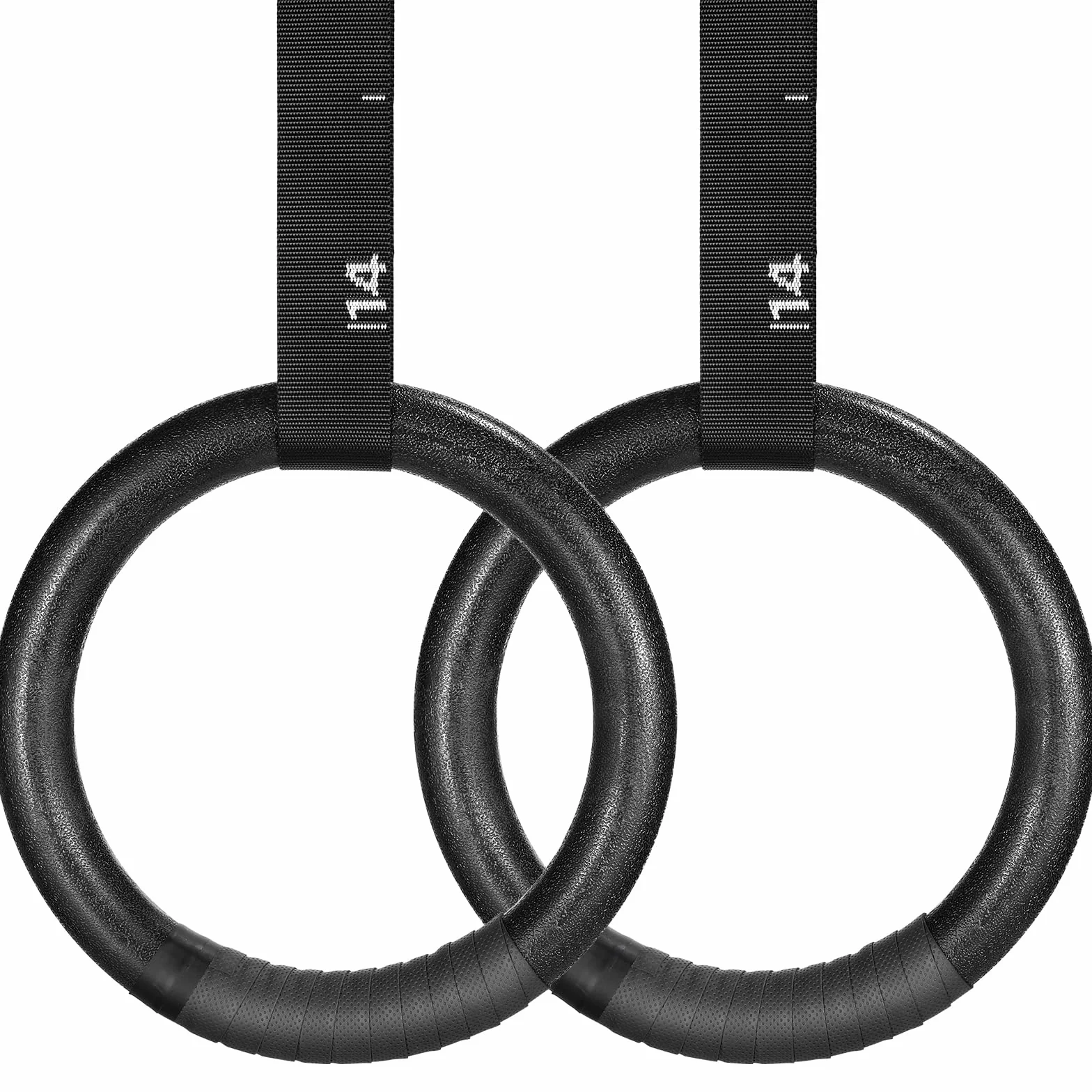 LIFERUN Anillos de Gimnasia de Madera 28 mm/32 mm con Correa Antideslizante y Nylon Ajustable