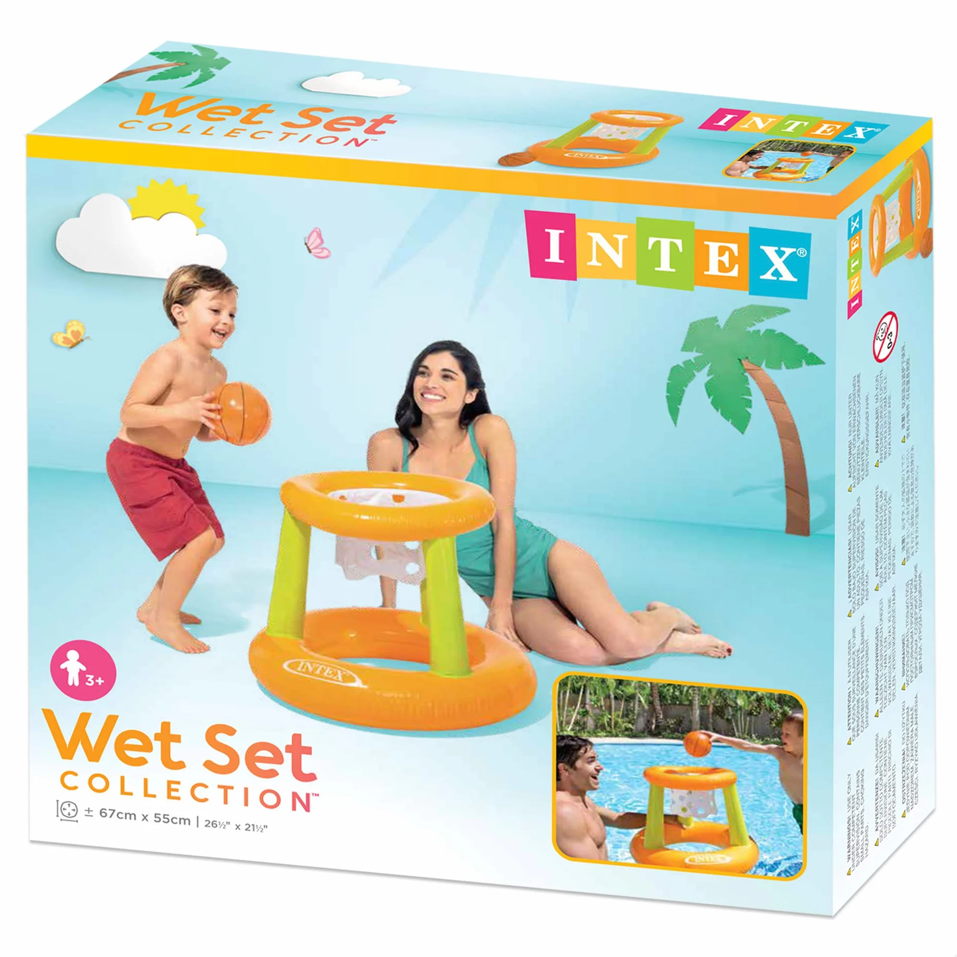 Intex Canasta Hinchable y Flotante 67 x 55 cm