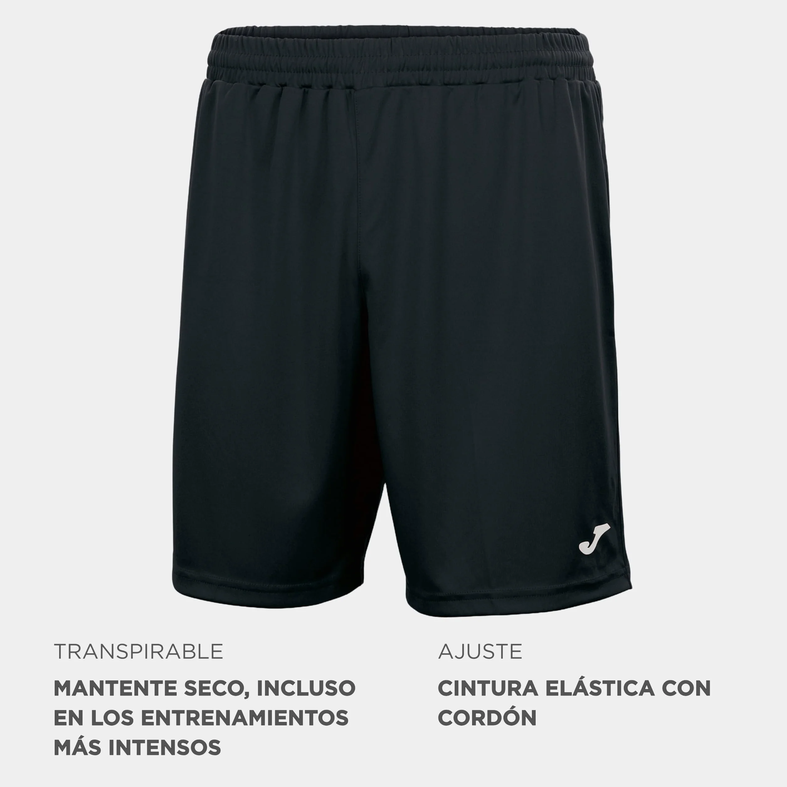 Joma Nobel Pantalones Cortos Hombre Negro XL