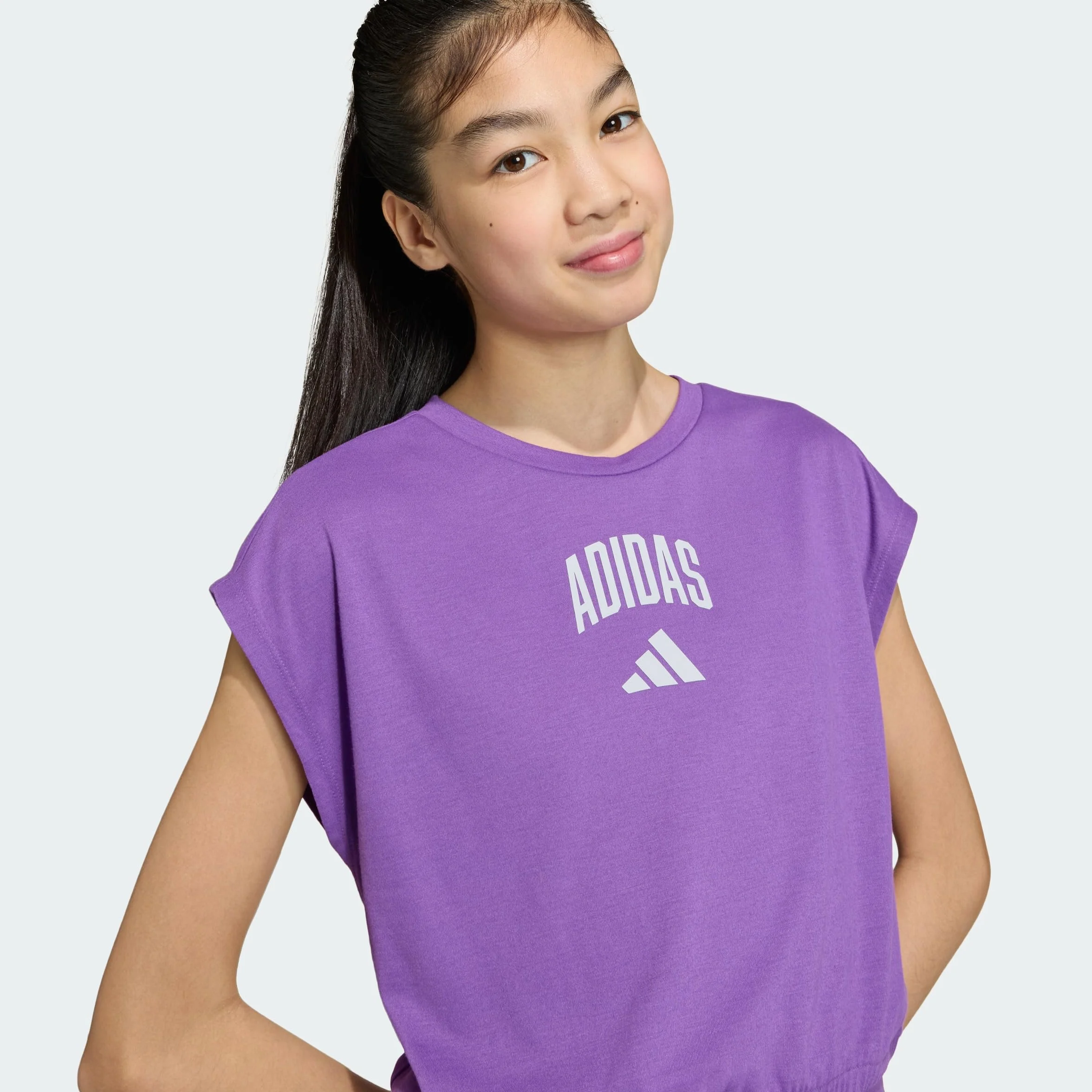 Adidas Seasonals Collegiate Typography T-Shirt Camiseta Niñas