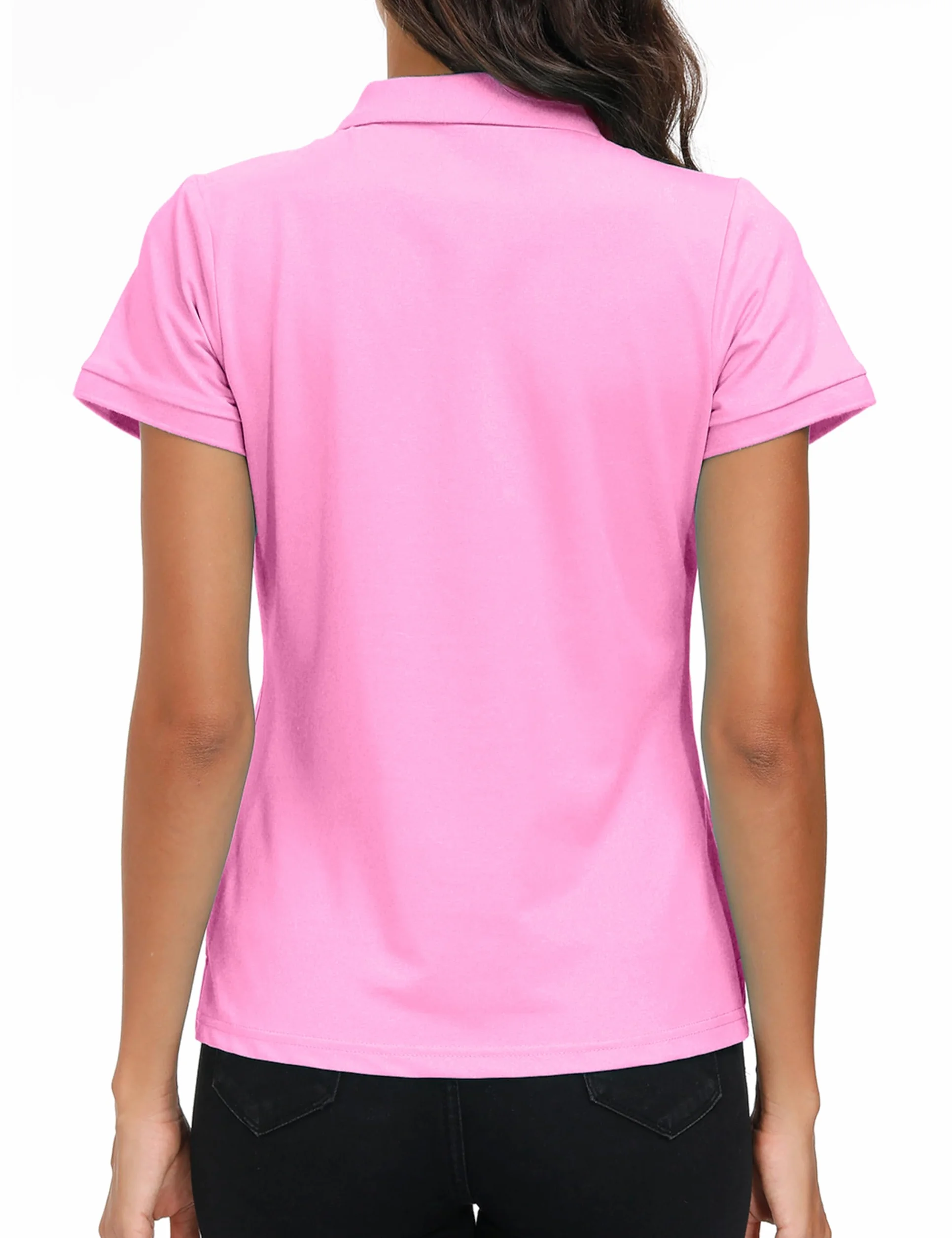 Polo Mujer Camiseta Mangas Cortas Algodón Transpirable Golf