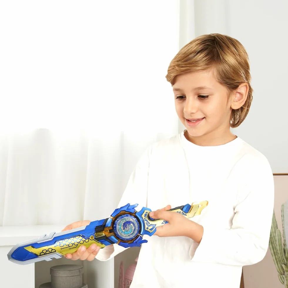 INFINITY NADO Metal Spinning Top Toys Battle Tops Launcher for Kids 5+ Years Split Series Sacred Shield
