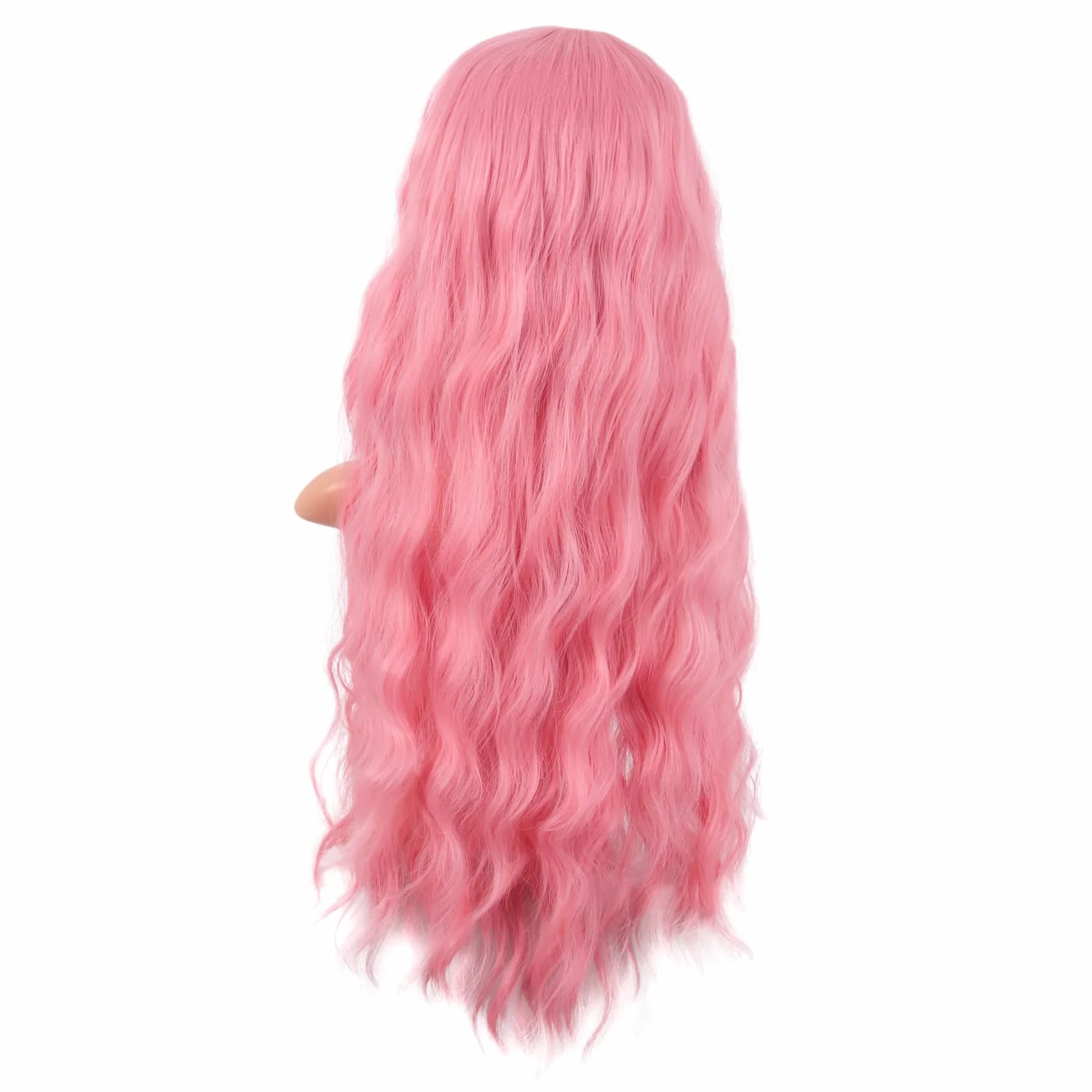 MapofBeauty 28 Pulgada Peluca Sintética Ondulada Rizo Middle Part Para Cosplay