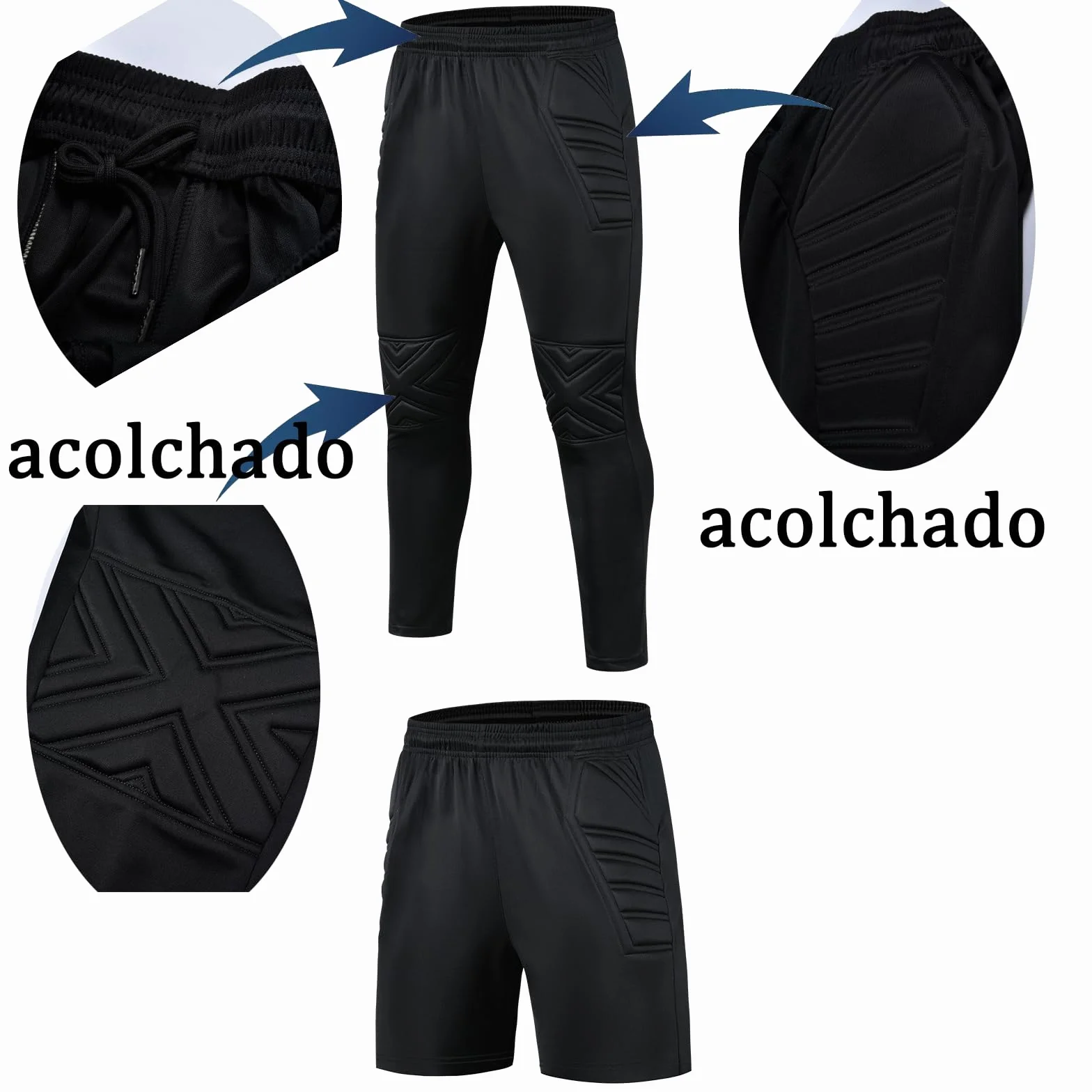 Camiseta de Portero de Fútbol Personalizable + Pantalón Corto