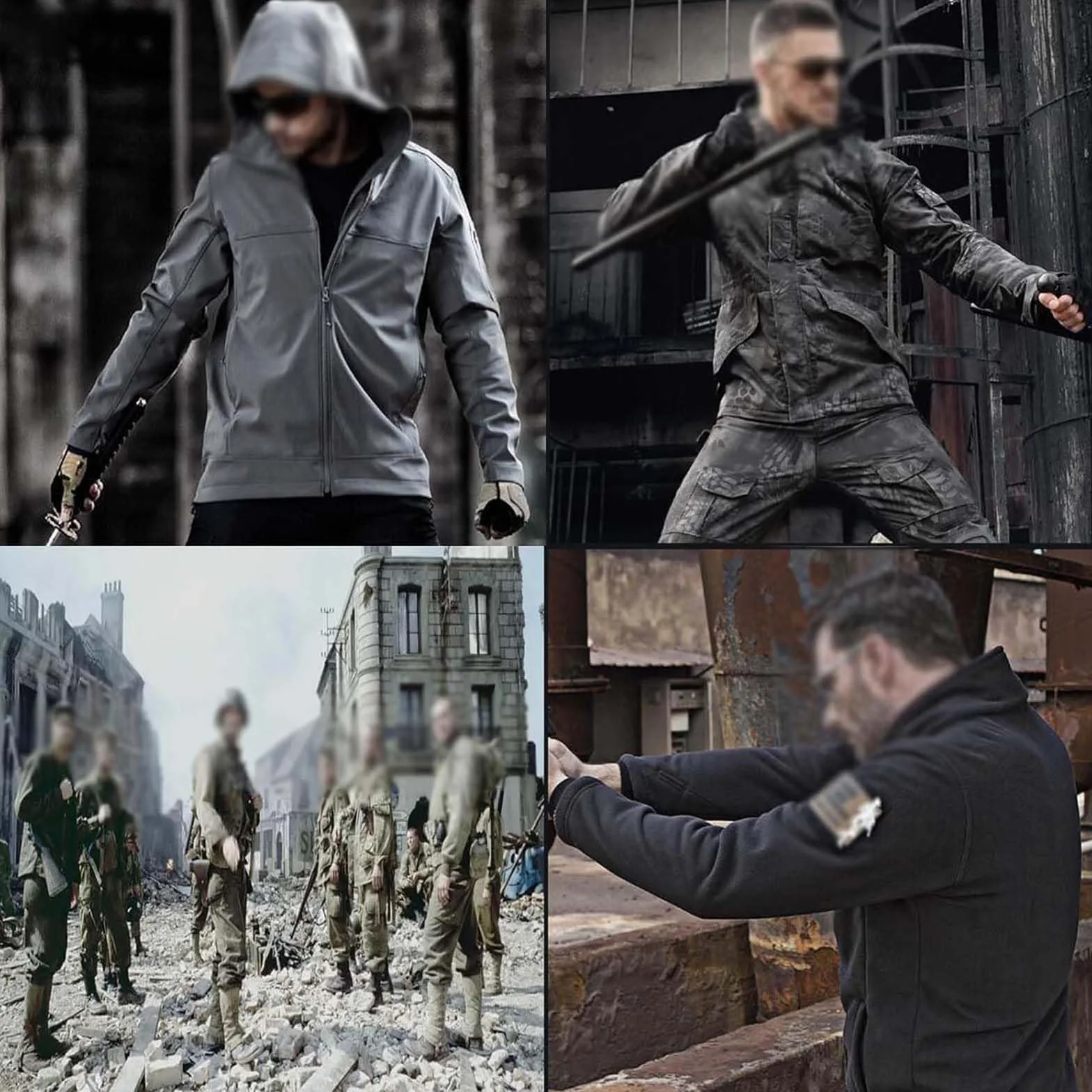 Chaqueta y Pantalones Tácticos para Hombre Ripstop Multicam Military BDU Uniforme de Caza
