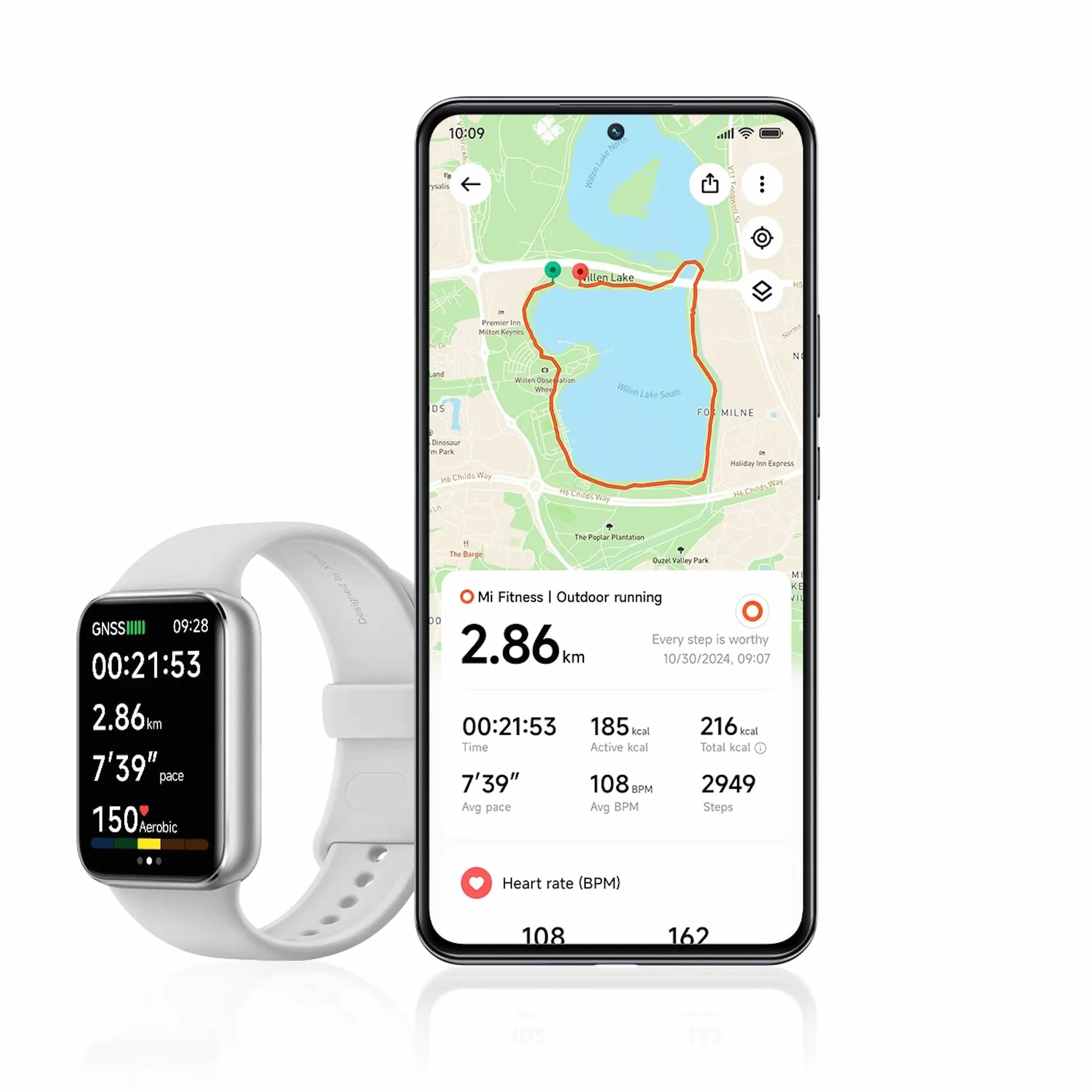 XIAOMI Smart Band 9 Pro Pulsera de Actividad 1,74" AMOLED 60Hz 5ATM Plata