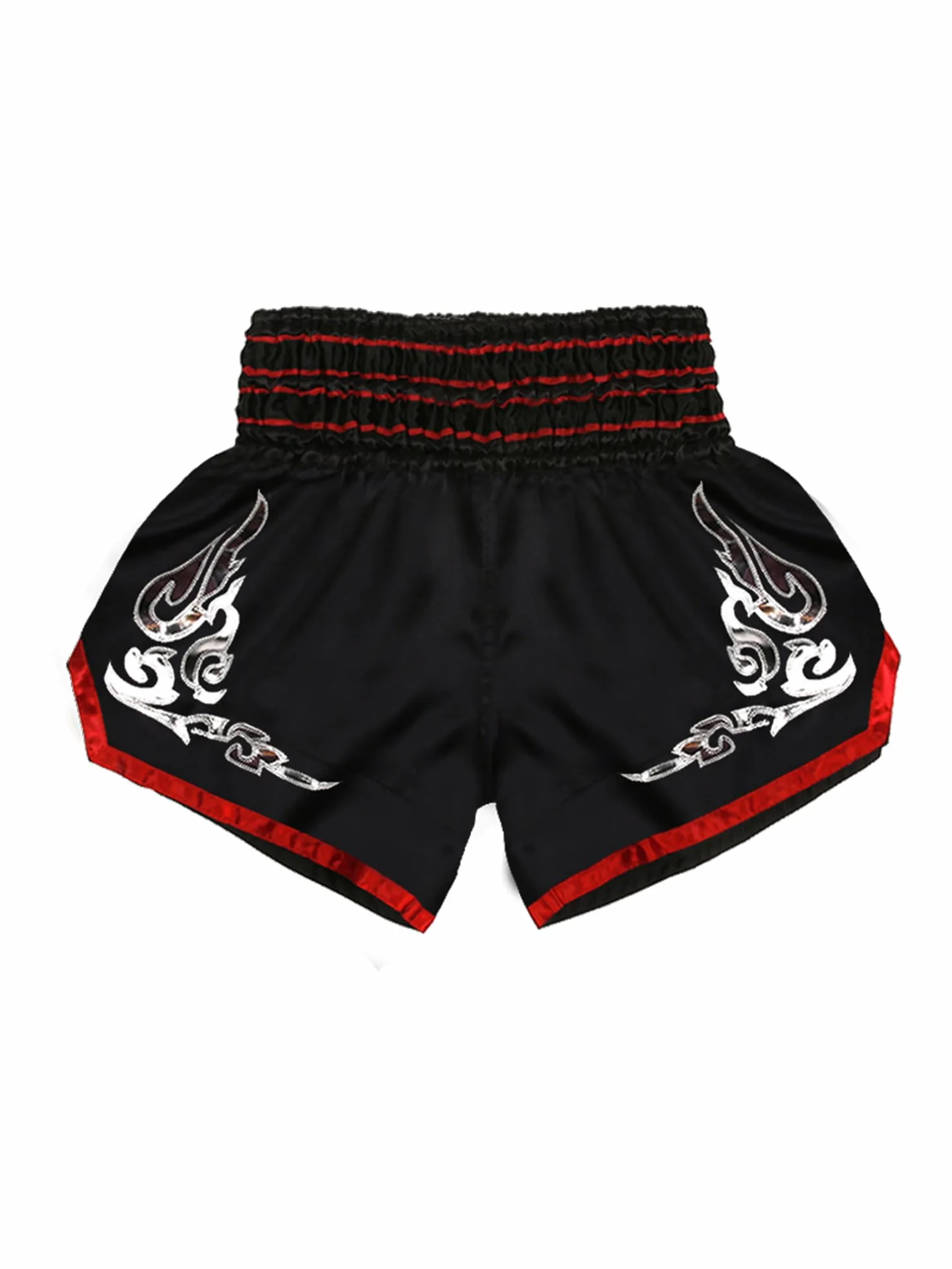 Pantalones Cortos de Boxeo para Niños Cintura Ancha Muay Thai MMA BJJ