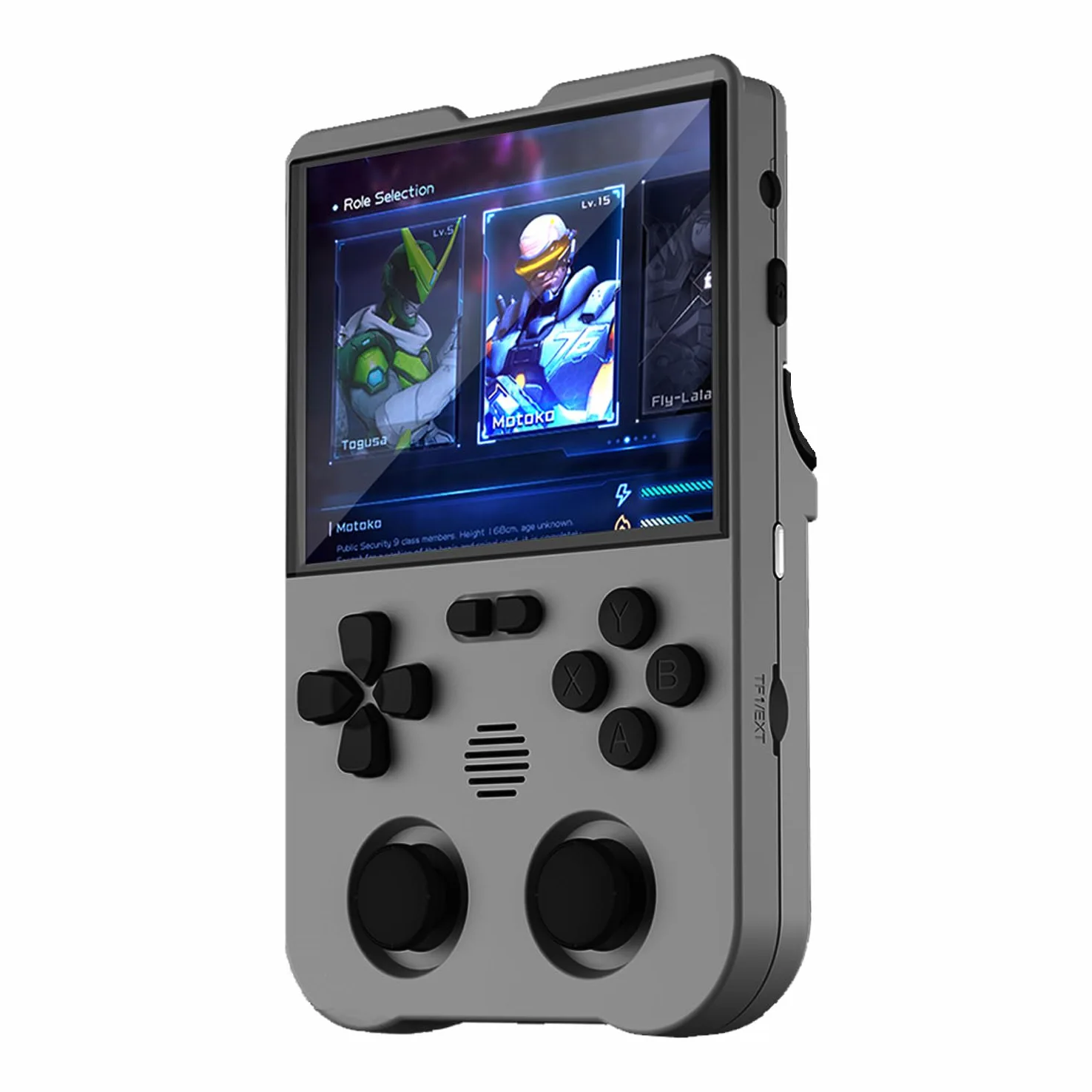 XU10 - Consolas de juegos de mano retro, pantalla IPS de 3.5 pulgadas, XU10 con una tarjeta de 64G precargada 8000 juegos, soporta más de 20 tipos de formatos de juegos, con batería de 3000 mAh de