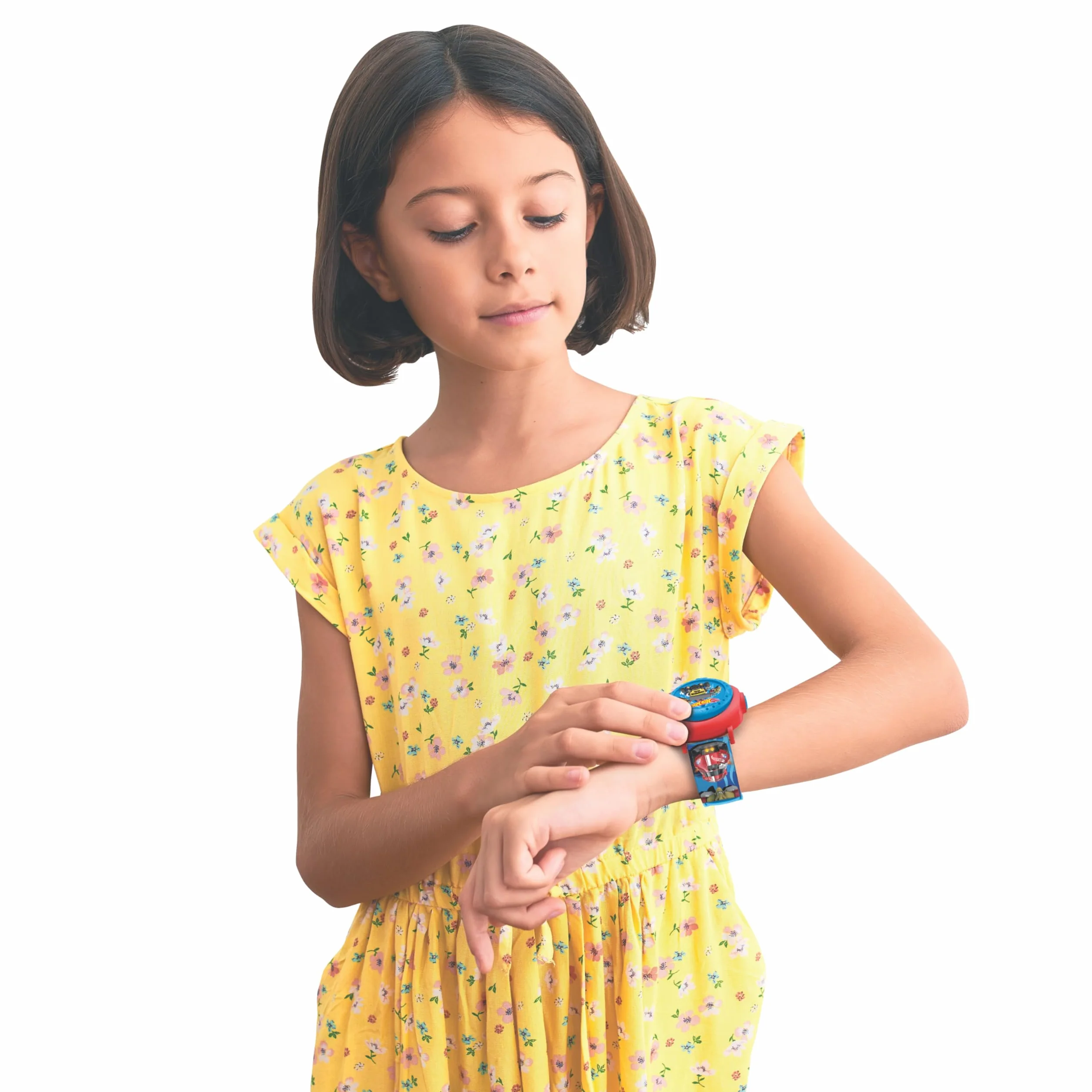 Lexibook Hot Wheels DMW050HWLXB Reloj de proyección Digital para niños Azul