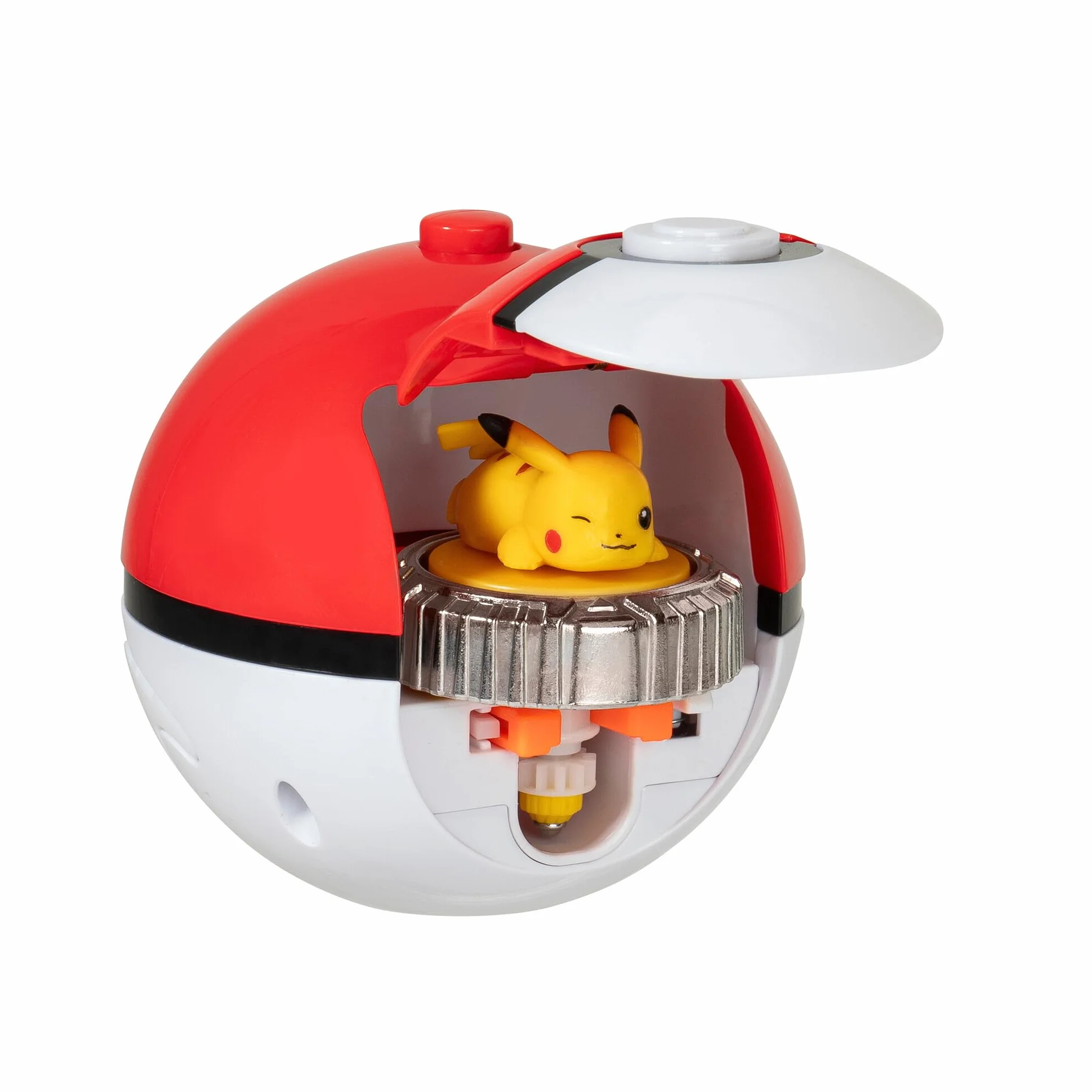 Pokémon Battle Spinner Arena Set – Dos Spinners de Batalla con Dos lanzadores de Bolas Poké Spinner y Battle Arena