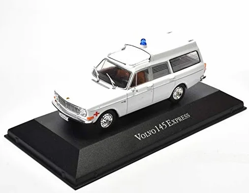 OPO 10 - Vehículo Ambulancia 1/43 Compatible con Volvo 145 Express 1969 (AMB07)