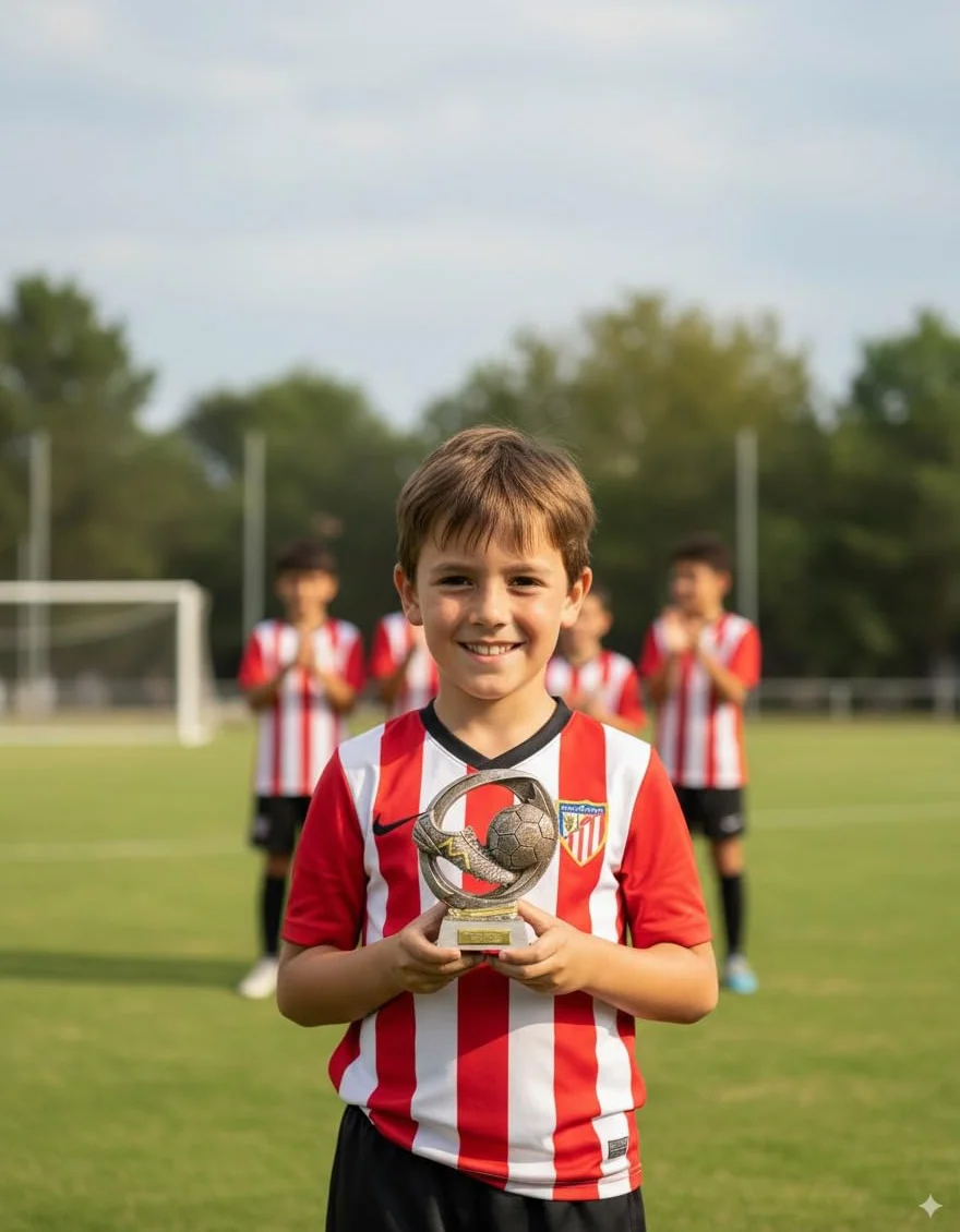 Trofeo Fútbol Personalizado Pichichi Máximo Goleador Bota Balón 16cm