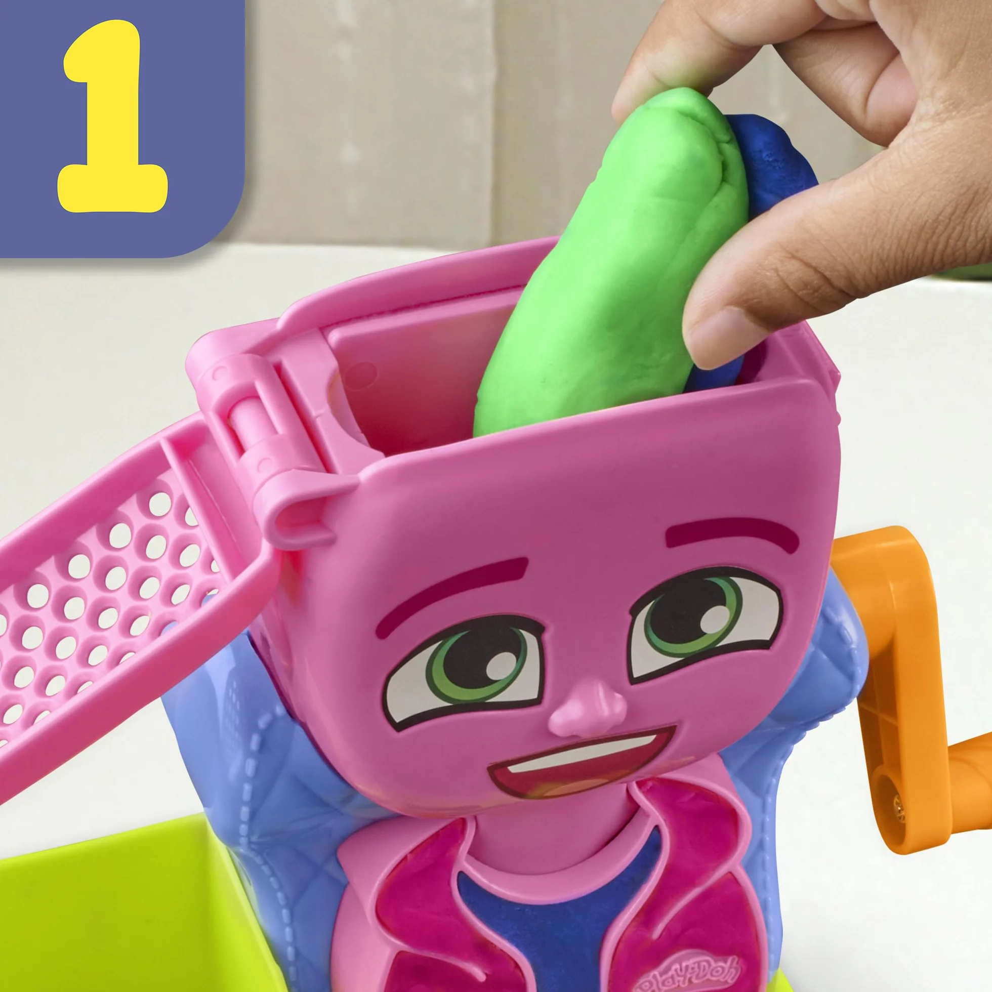 Play-Doh Hasbro Peluquería, Manualidades para Niñas y Niños a Partir de 3 Años, Set con Herramientas y 6 Botes de Plastilina de Colores, Regalo Creativo