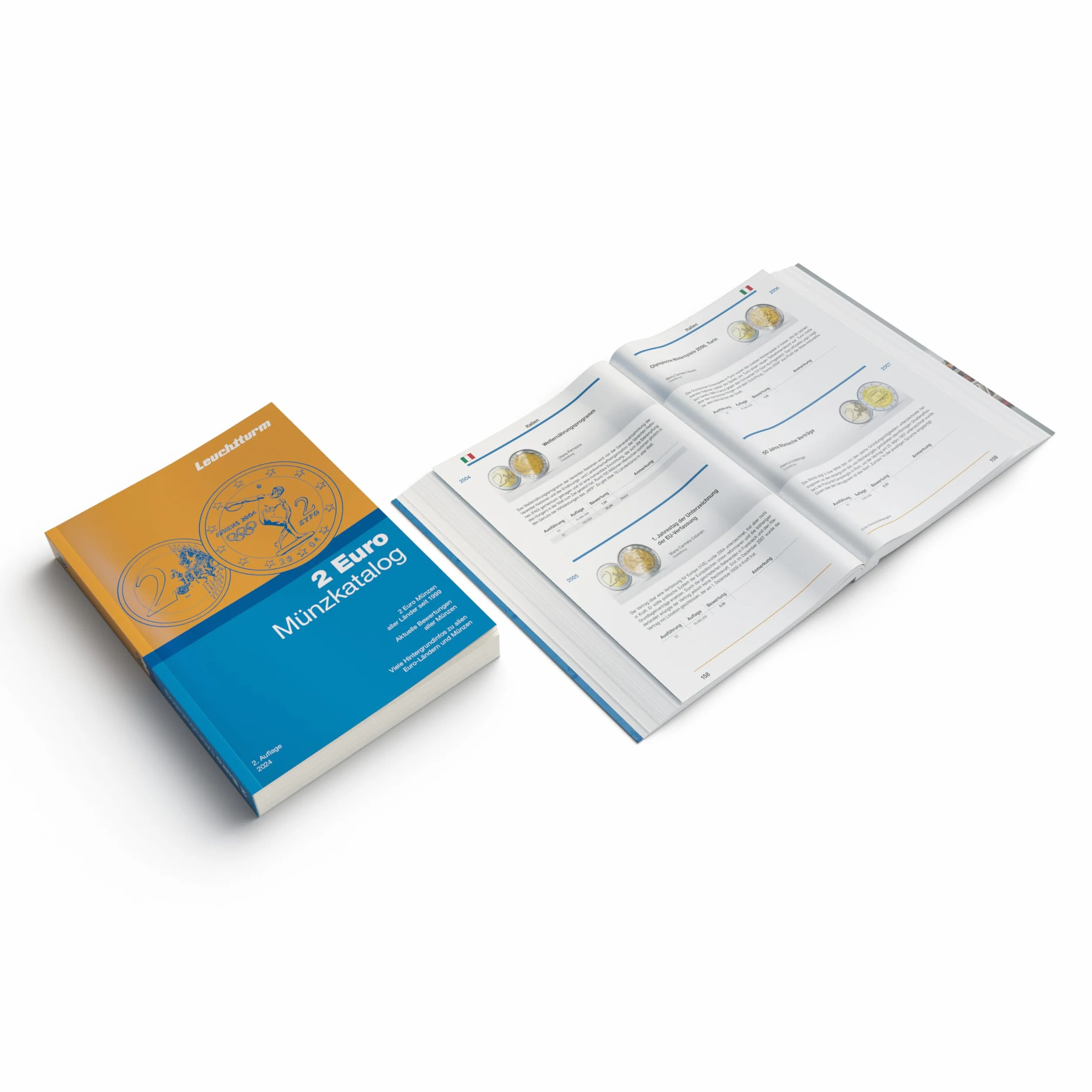 Leuchtturm 370200 Catálogo 2 Euro 2024 - Alemán