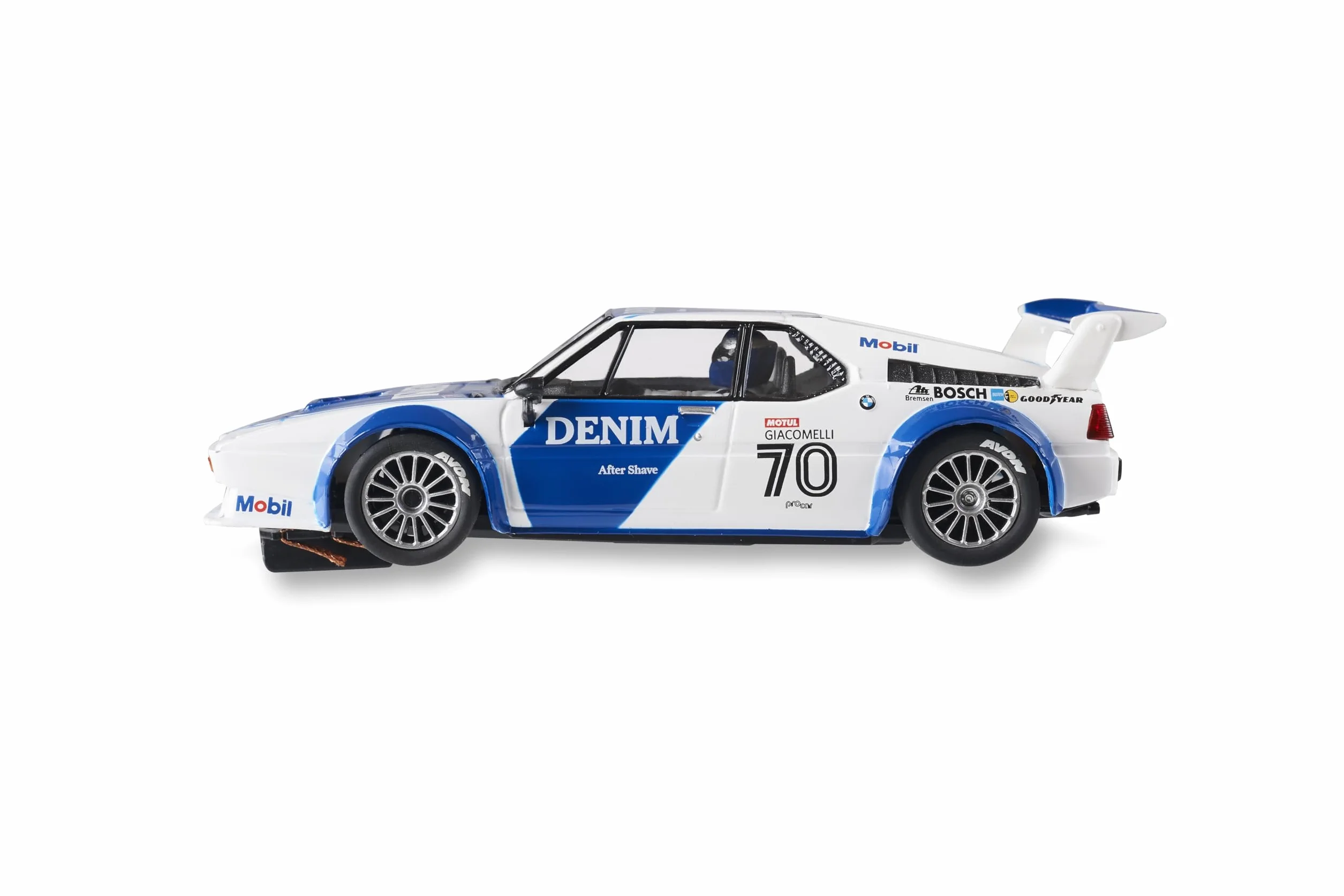 Scalextric - Coche de Carreras Original - Coche Slot Escala 1:32 (BMW M1 - Denim)
