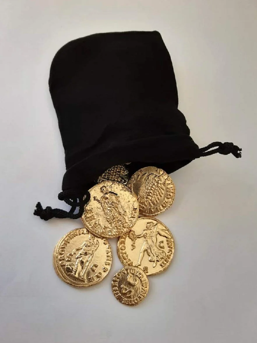 Eurofusioni Monedas Romanas Imperiales chapada de Oro - Set 8 Emperadores Antigua Roma
