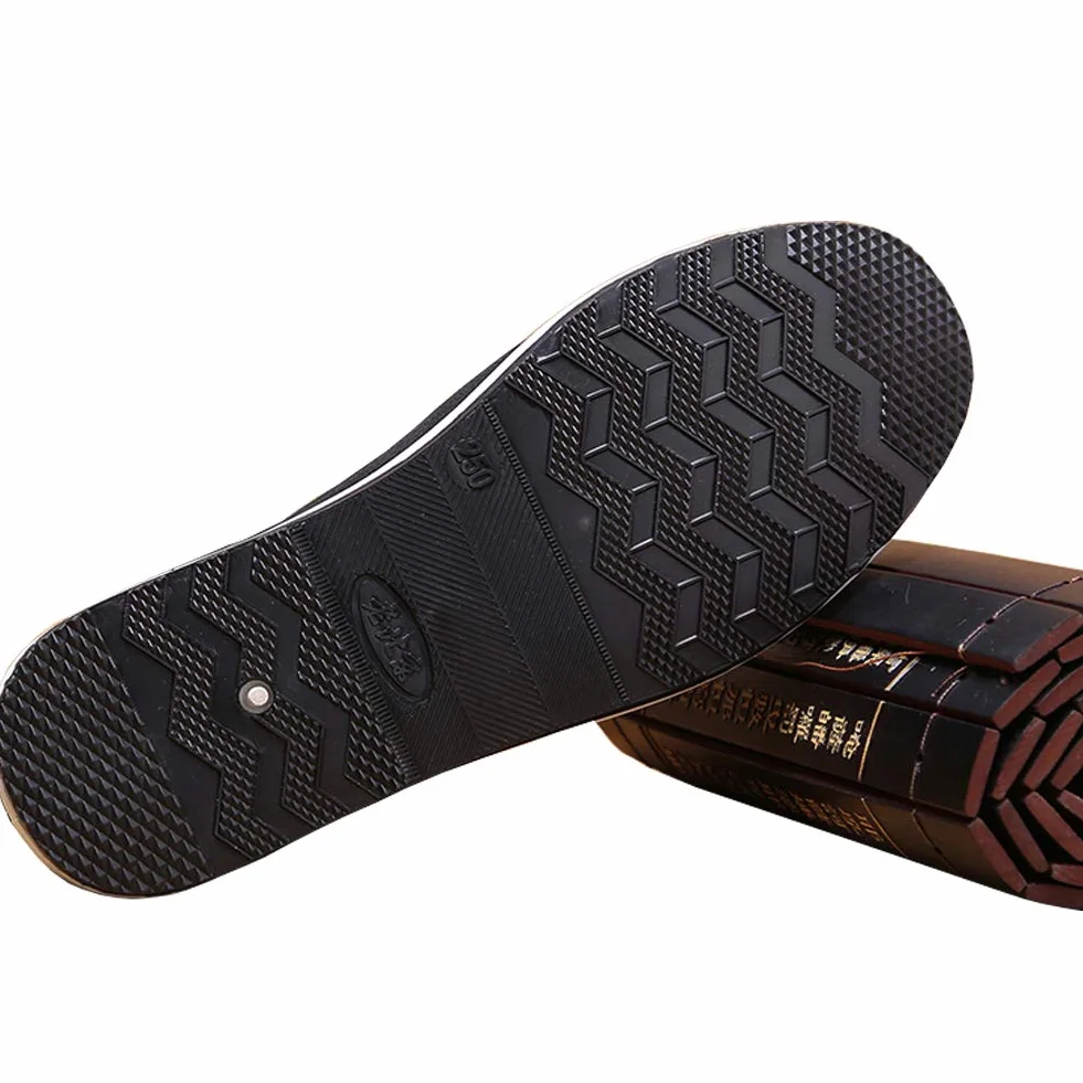 Zapatillas Kung Fu Tai Chi Unisex Negro Suela Goma