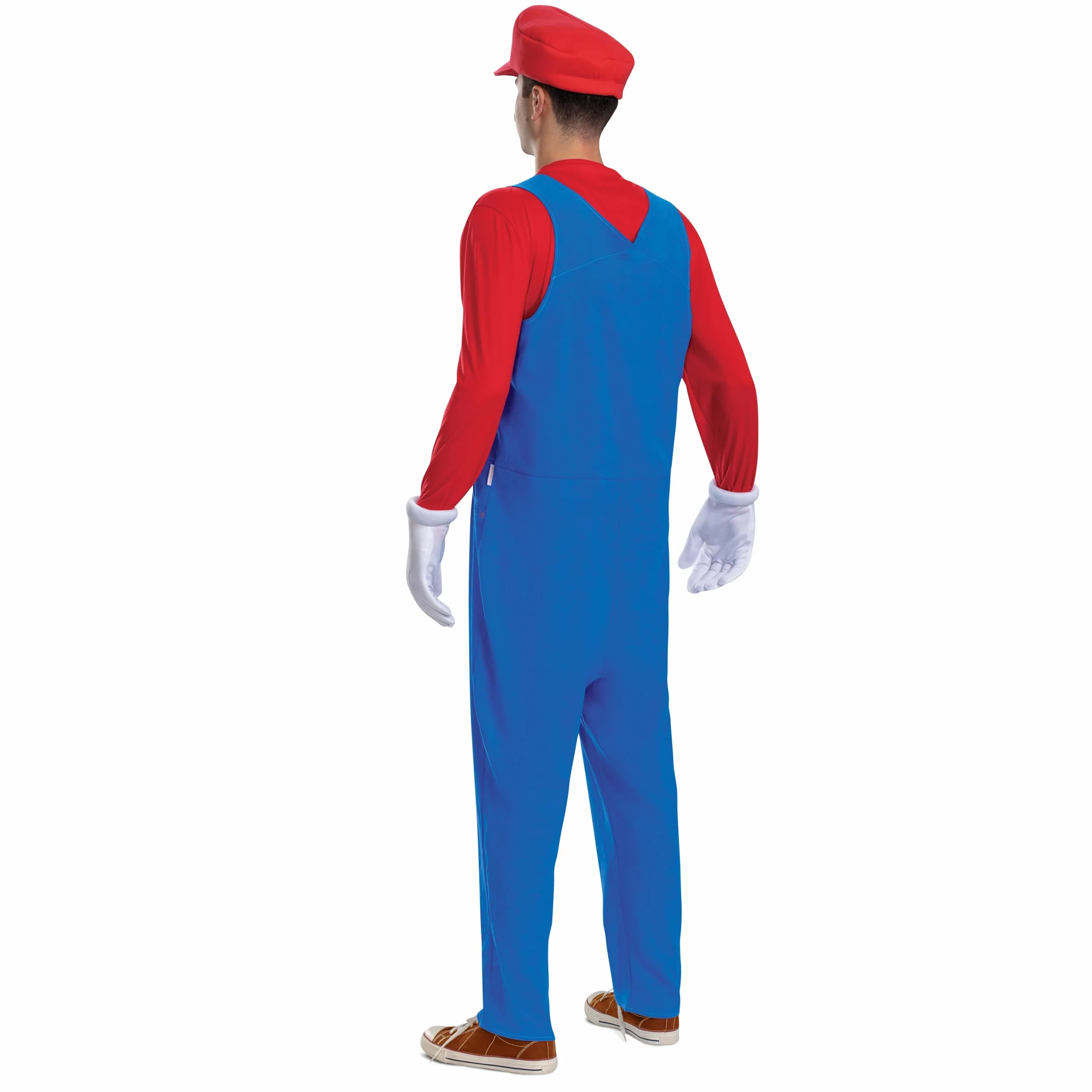 Disfraz de Mario oficial de Super Mario, disfraz unisex y accesorios para adultos