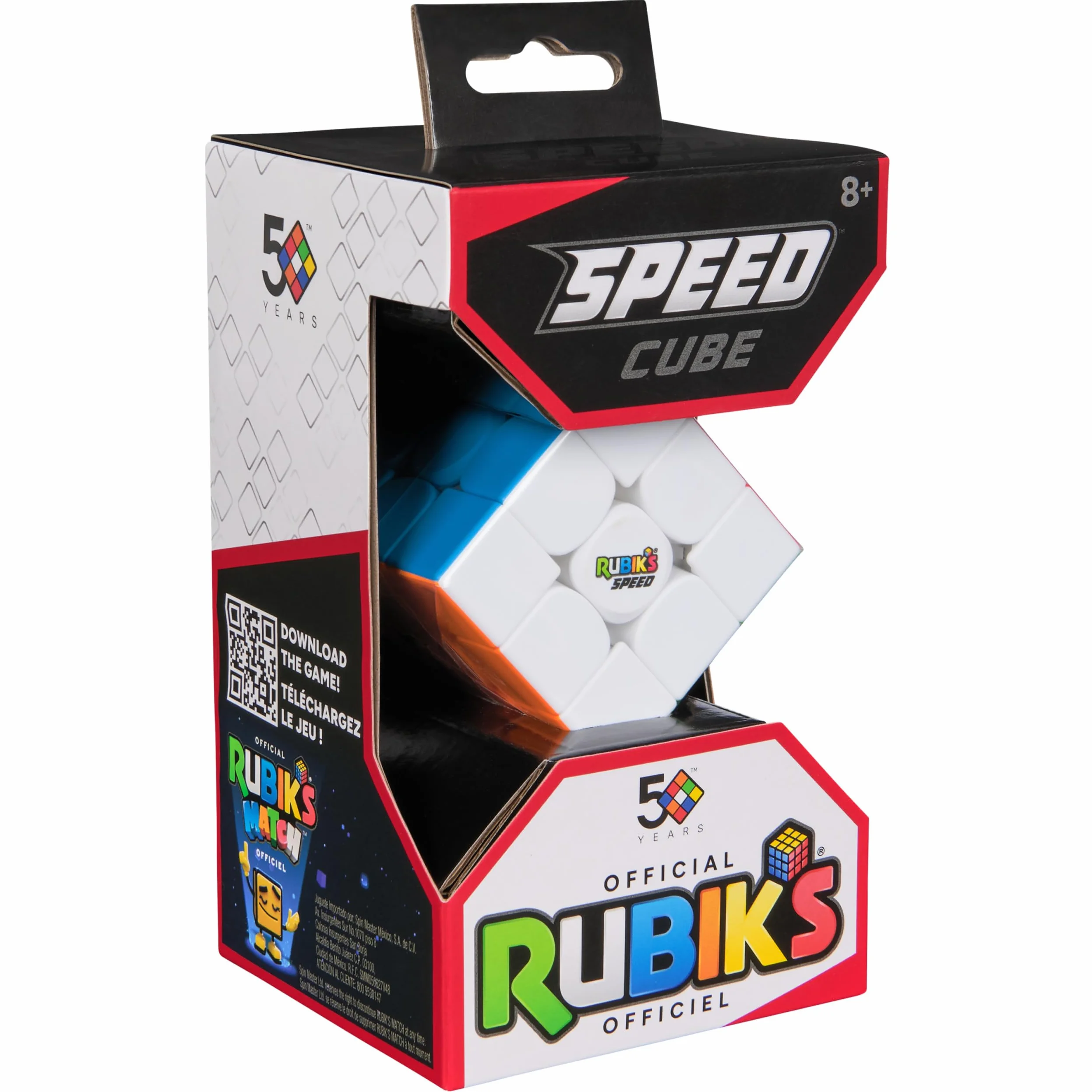 Rubiks - Cubo de Rubik Rápido Speed Cube - Rompecabezas Adulto, Cubo Mágico de Bolsillo para Desafiar la Mente - Regalo niño 8 años + - Juegos Niños 8 años +
