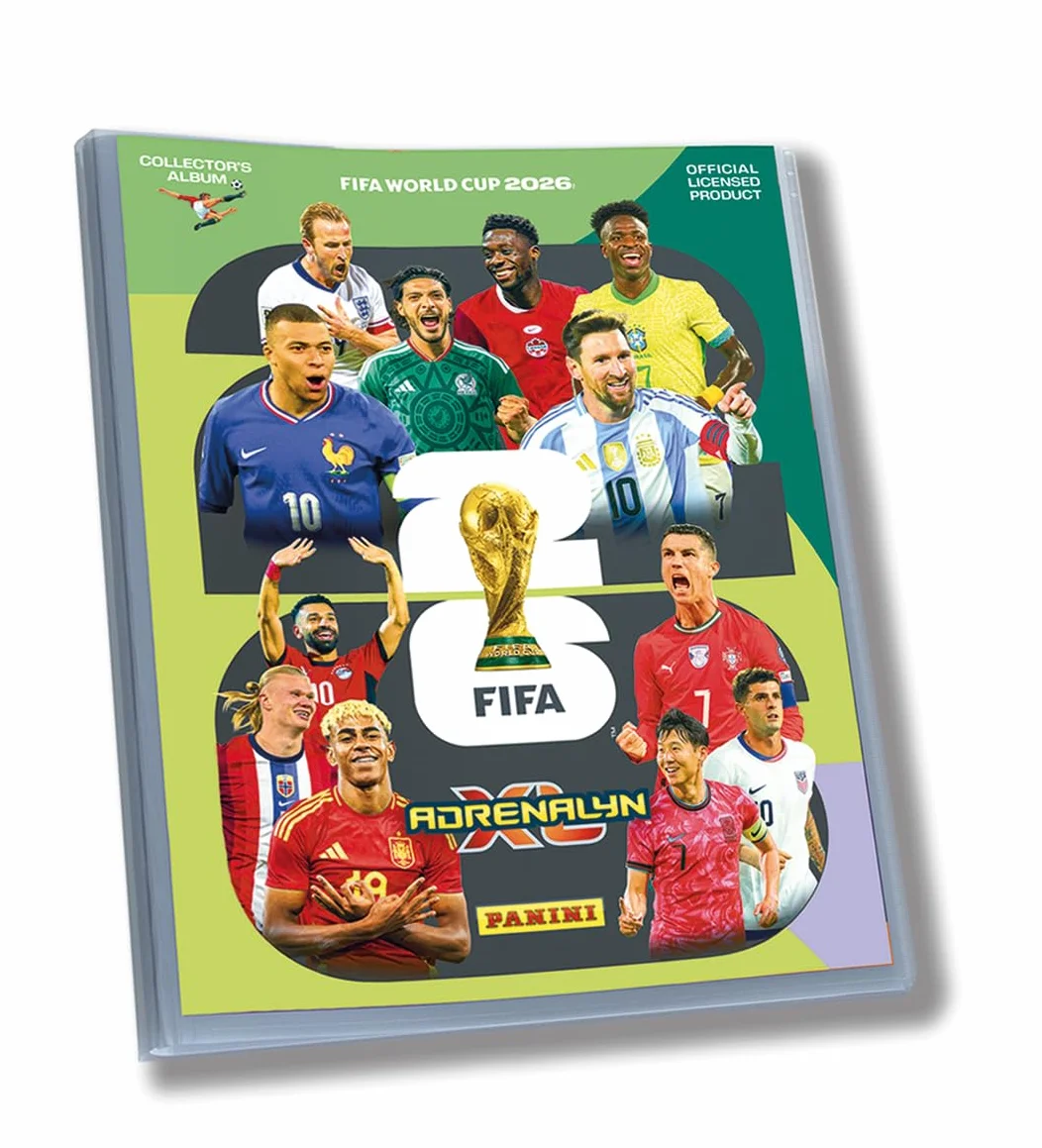 Panini FIFA World Cup 2026 Megapack Adrenalyn XL con Archivador Oficial, Tablero y Sobres