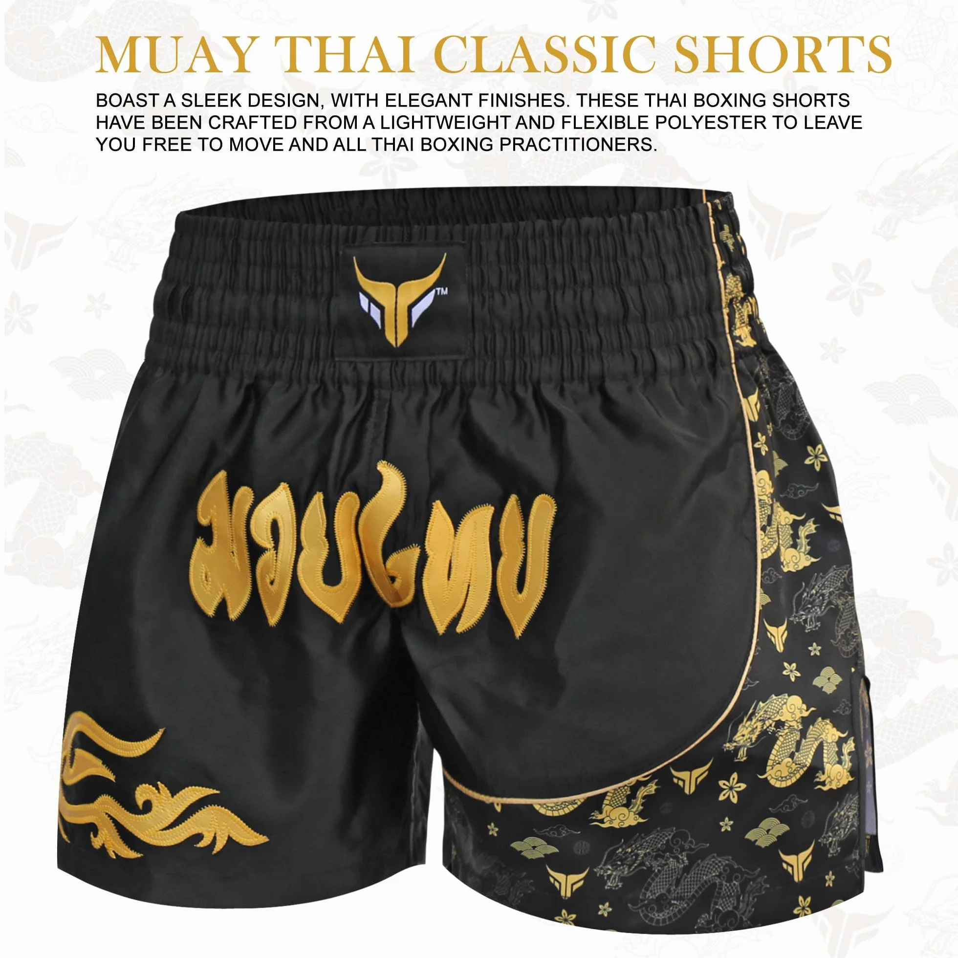 Mytra Fusion Pantalones Cortos de Kickboxing para niños Muay Thai jóvenes Lucha Jaula Entrenamiento MMA Artes Marciales