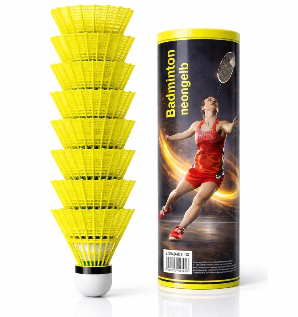 TK Gruppe Timo Klingler Bolas de bádminton Amarillas para Entrenamiento y competición