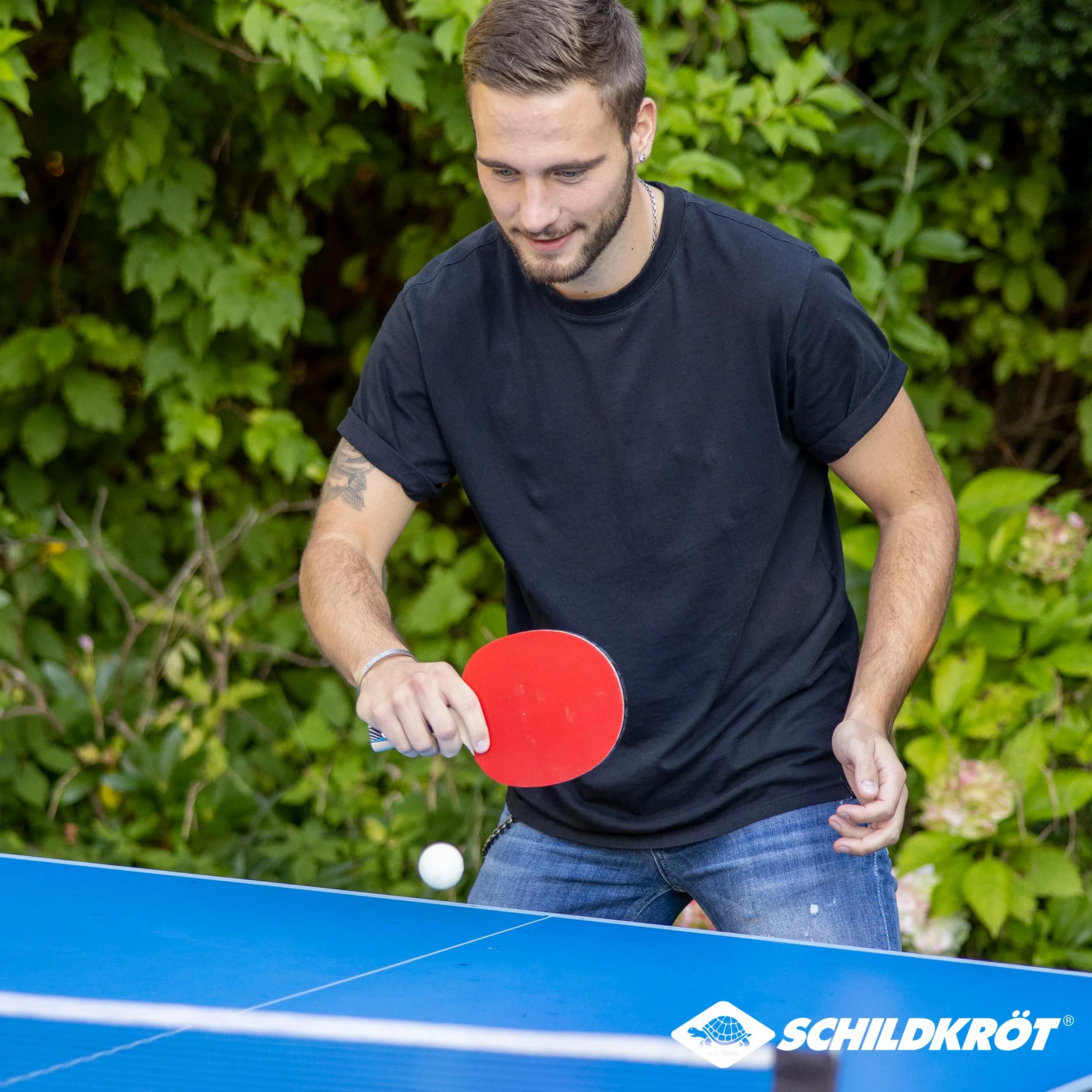 Donic-Schildkröt Pelotas de Tenis de Mesa Champion 3 Estrellas ITTF Poly 40+ 3 Piezas Blanco