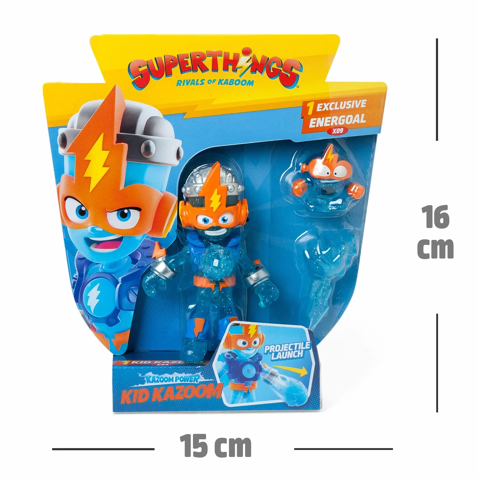 Superthings Kazoom Kid Figura articulada de la Serie de TV - Contiene 1 Kazoom Kid, accesorio exclusivo
