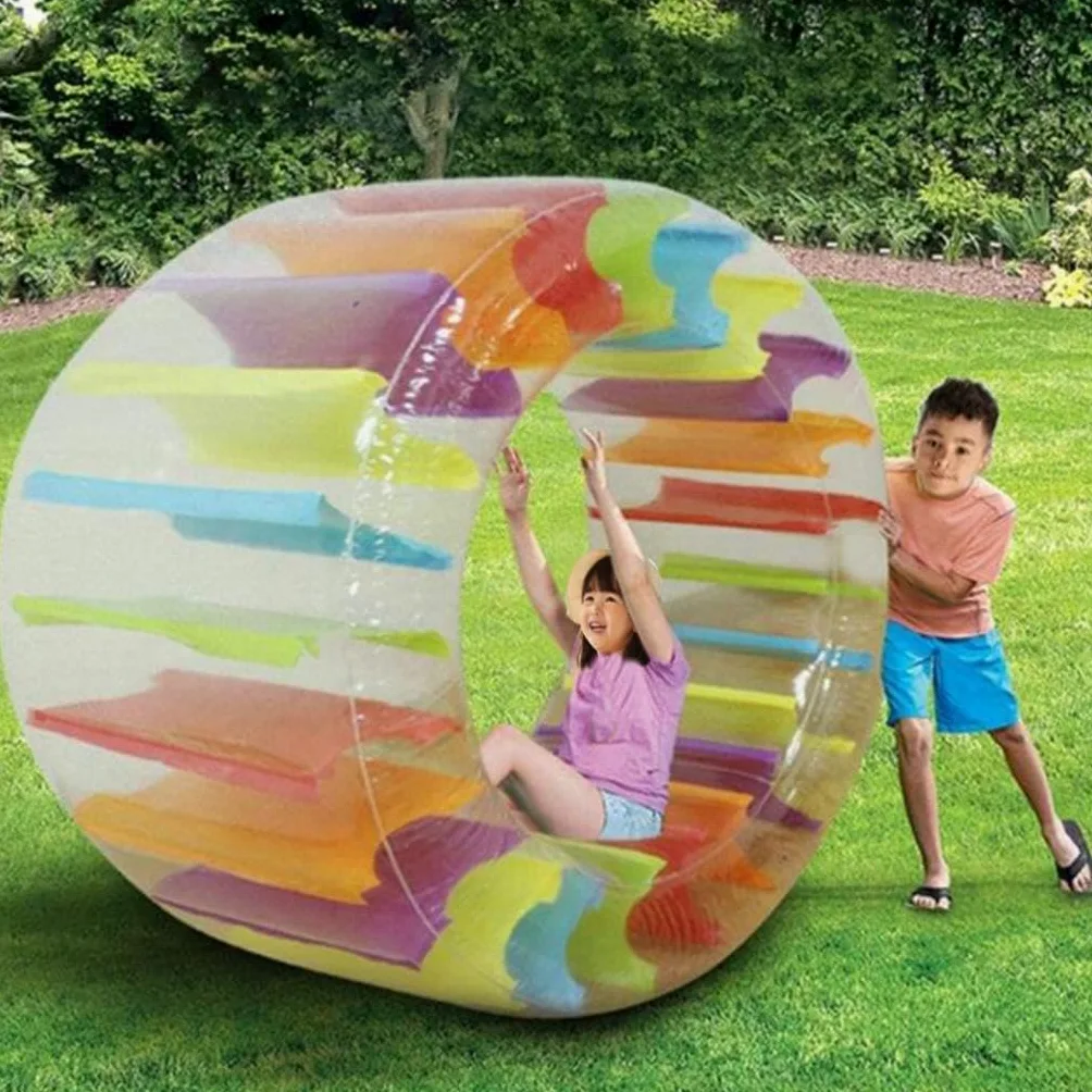 Rueda Inflable Gigante para Piscina Juguete Acuático Flotador de Agua Tubo Flotante para Niños y Adultos PVC Resistente Adecuada para Piscina Jardín, Estilo a 120x84x80cm