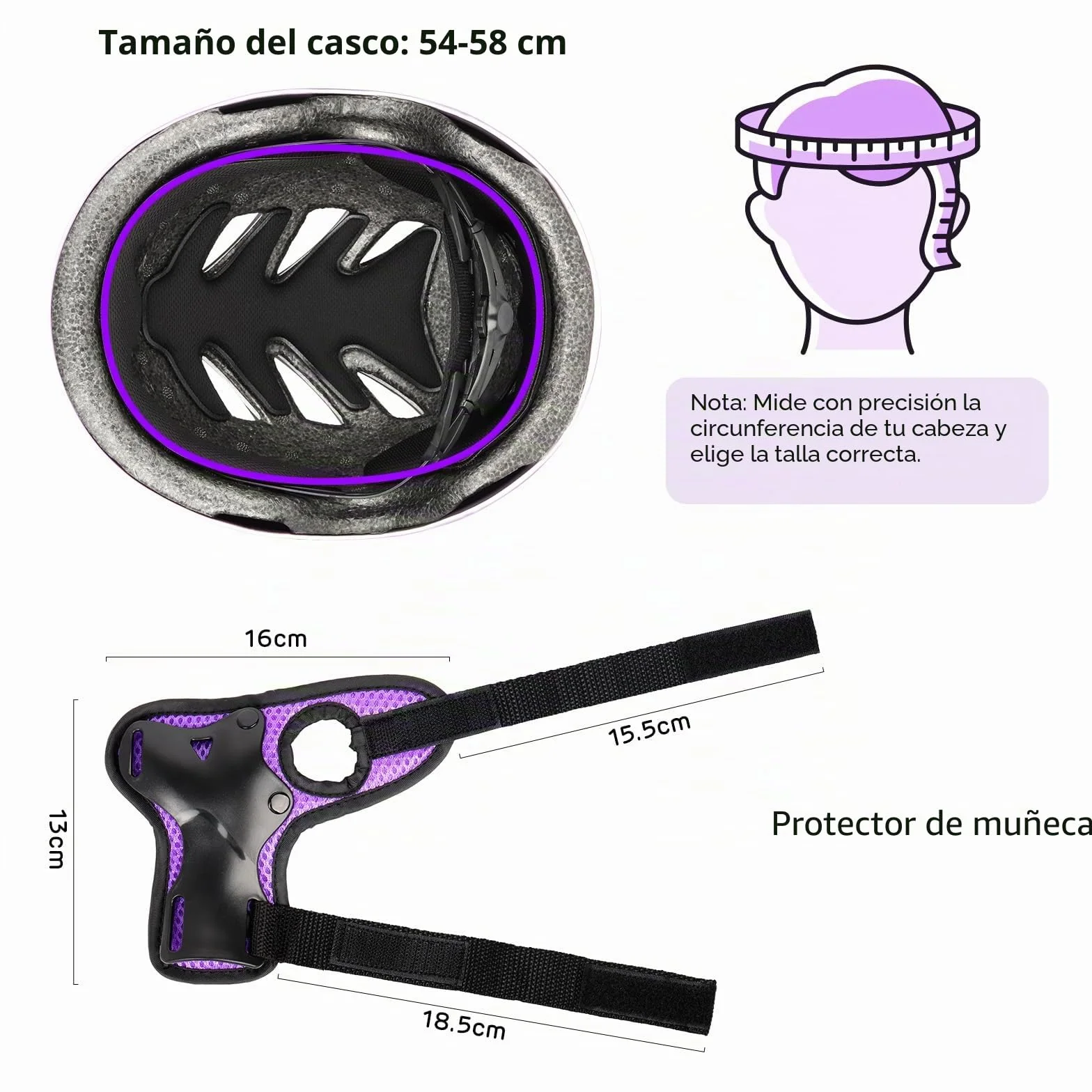 Set de Protección Patinaje Infantil Casco Ajustable Rodilleras Coderas para Ciclismo Monopatín Deportes Extremos