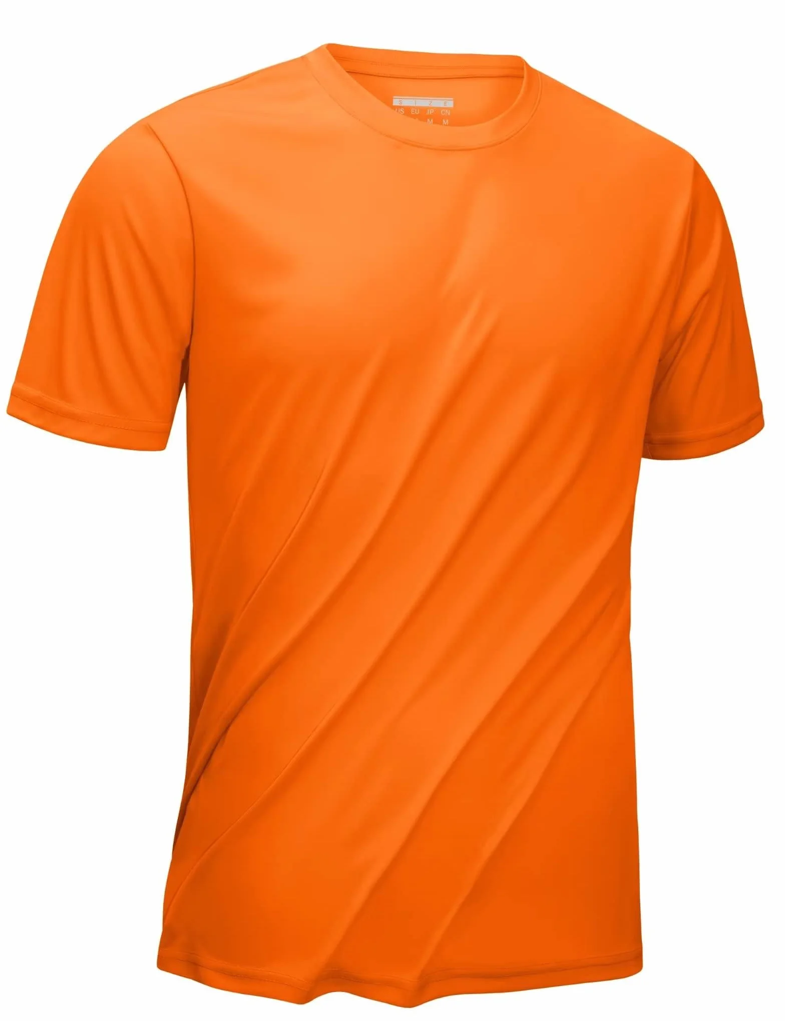 KEFITEVD Camiseta Elástica de Secado Rápido para Hombre, Manga Corta Ligera Informal de Verano