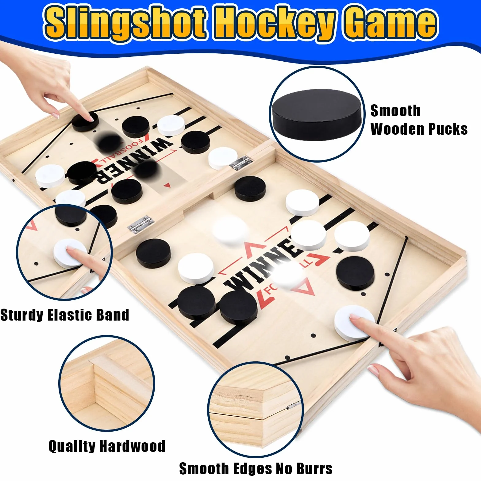 Juego De Mesa De Hockey, Juego RáPido De Disco De Honda, Juego De Hockey De Escritorio, Adecuado para La InteraccióN Entre Padres E Hijos, Actividades De ReunióN Familiar