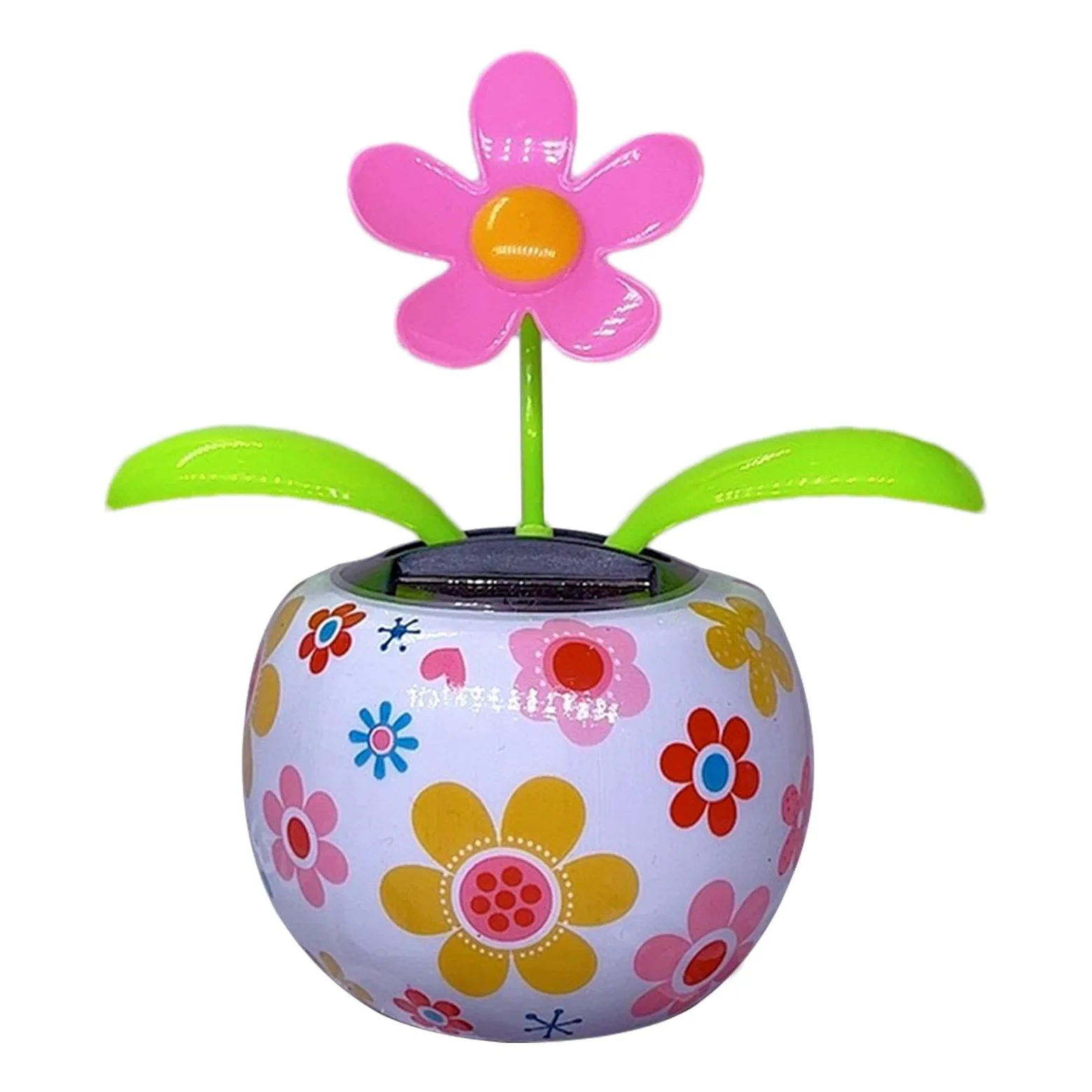 Flor de Baile con energía Solar, Novedad Adorno de Flor de Baile Solar, Cabeza temblorosa, Juguetes solares de Baile, de Bailarina Animada oscilante para decoración de Escritorio de