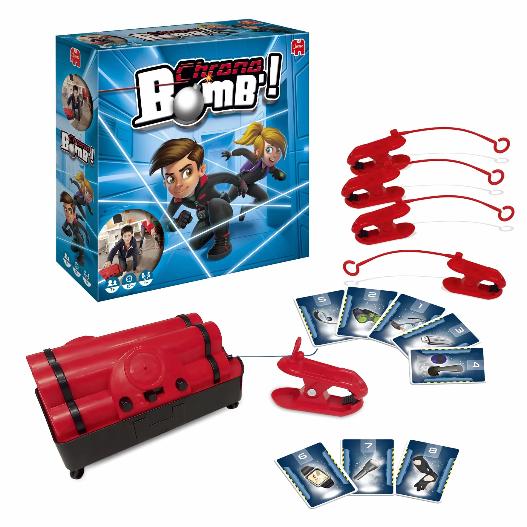 Jumbo - Chrono Bomb, Juego de Mesa a Partir de 7 años