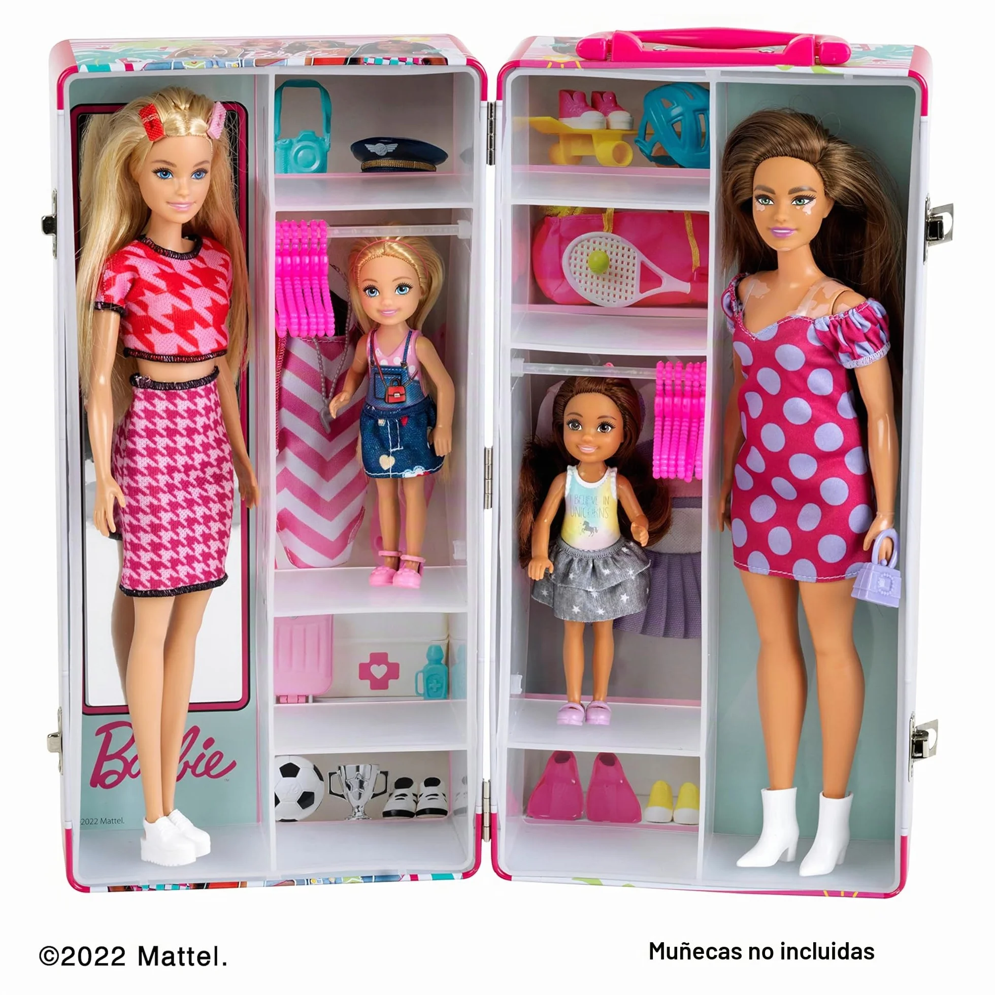 Theo Klein 5801 - Barbie Maletin De Guardarropa para Muñecas