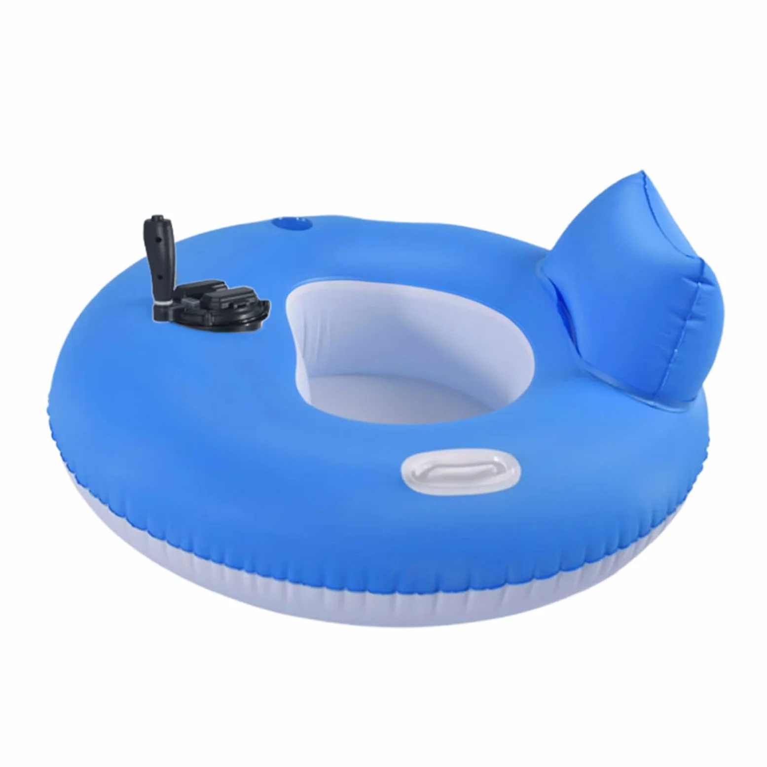 Cojín de natación motorizado: tumbona inflable para broncearse | Cómoda esterilla de natación portátil para bañarse en el río lago para mujeres y hombres