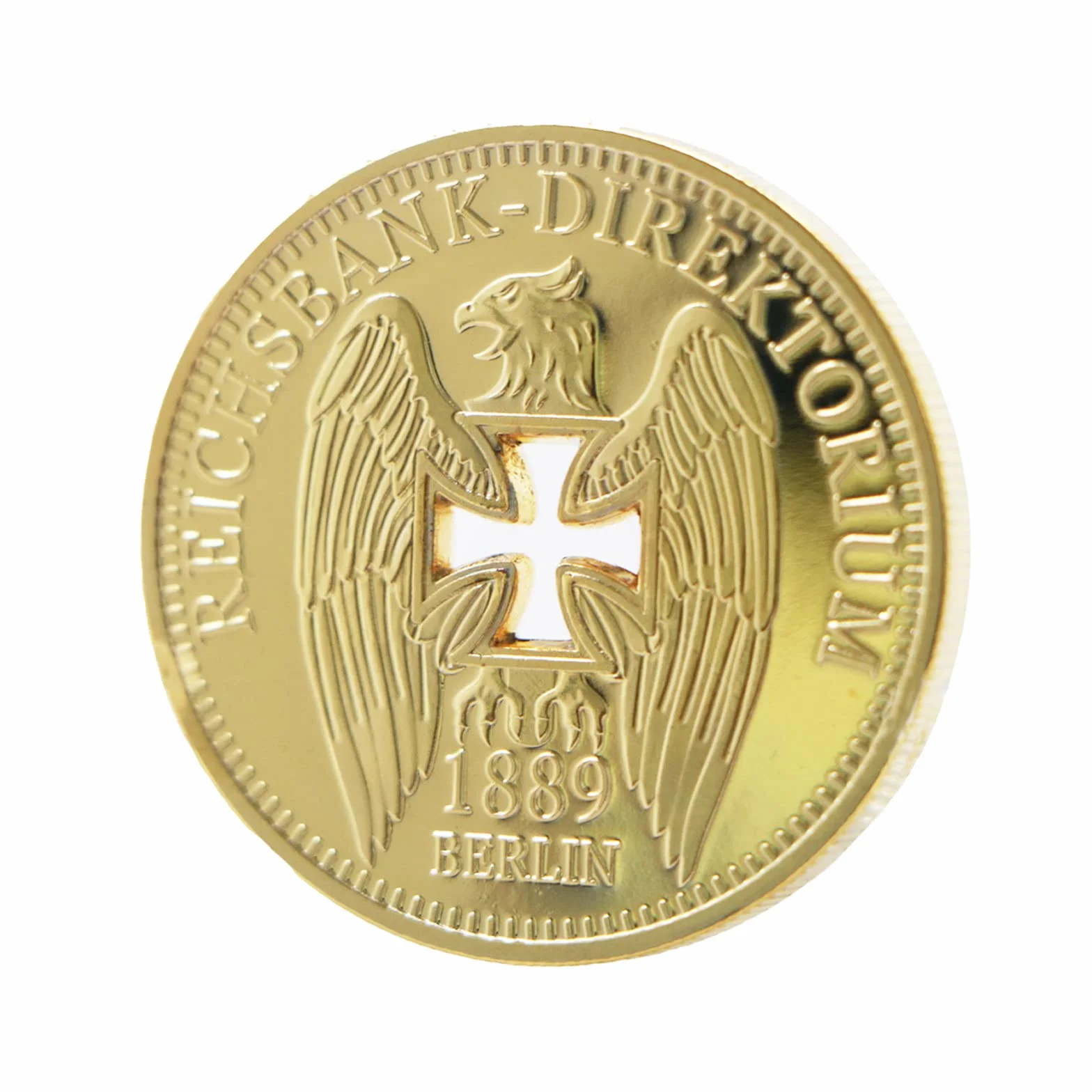 Moneda Conmemorativa Hueca Alemana, Moneda Conmemorativa de águila Cruzada, Monedas Coleccionables, Artesanías Retro
