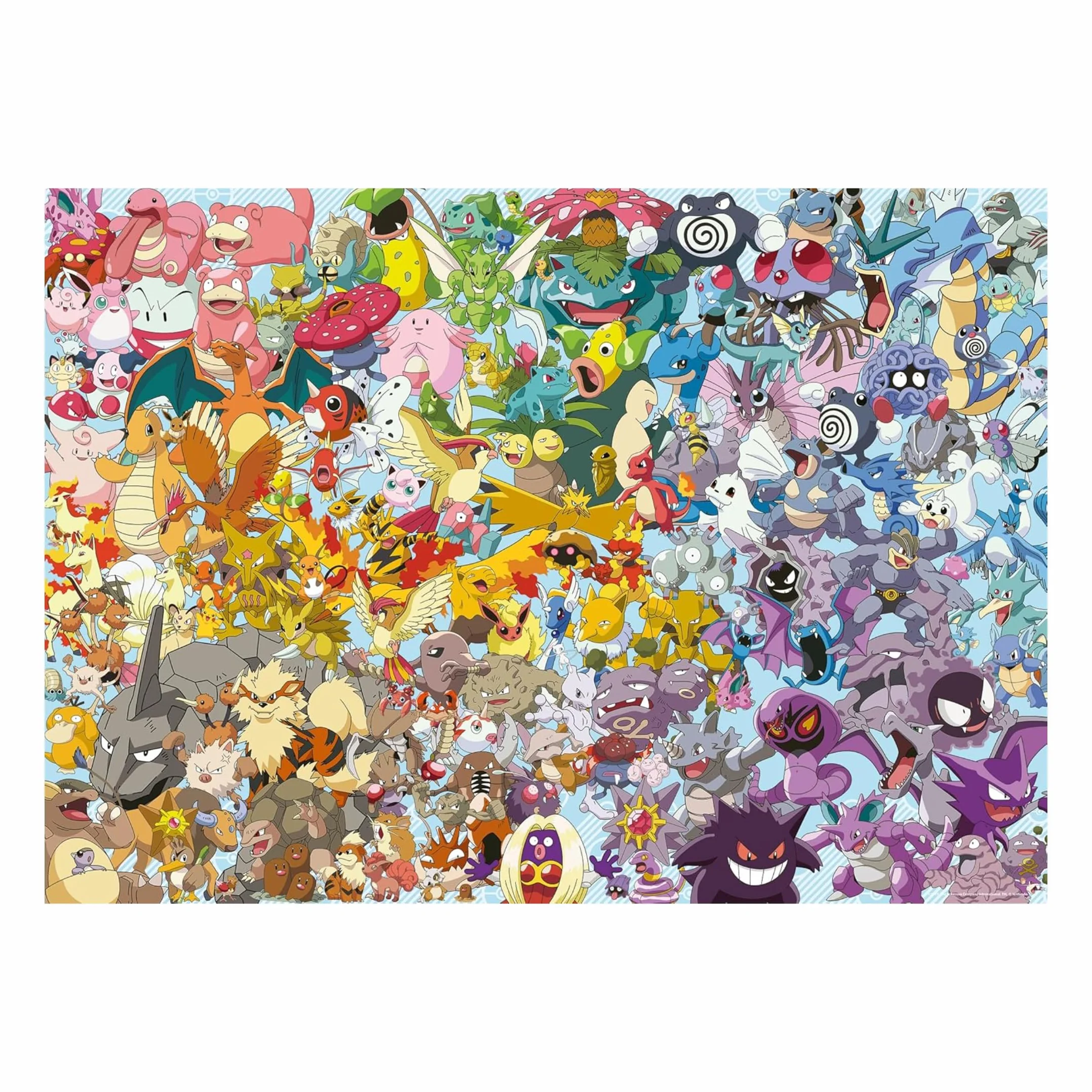 Ravensburger Puzzle Pokemon Challenge 1000 Piezas 70x50 Cm Rompecabezas Adultos