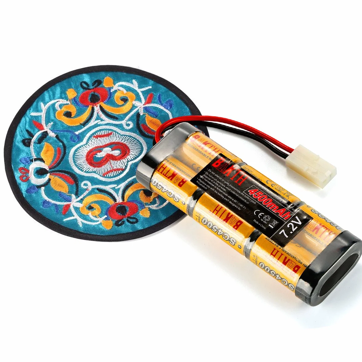 BAKTH 4500mAh 7.2V NiMH RC Batería de Carreras para Coches, Aviones, Robots