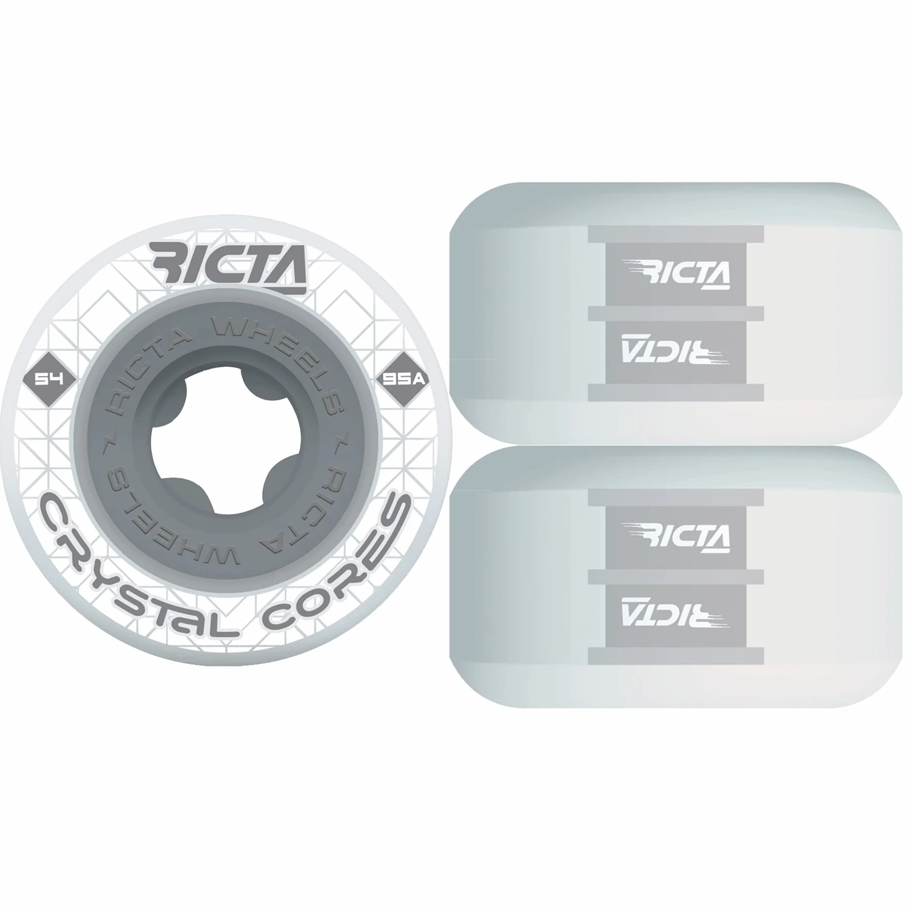 RICTA Wheel Dynamics Crystal Cores 95a - Ruedas Juventud Unisex