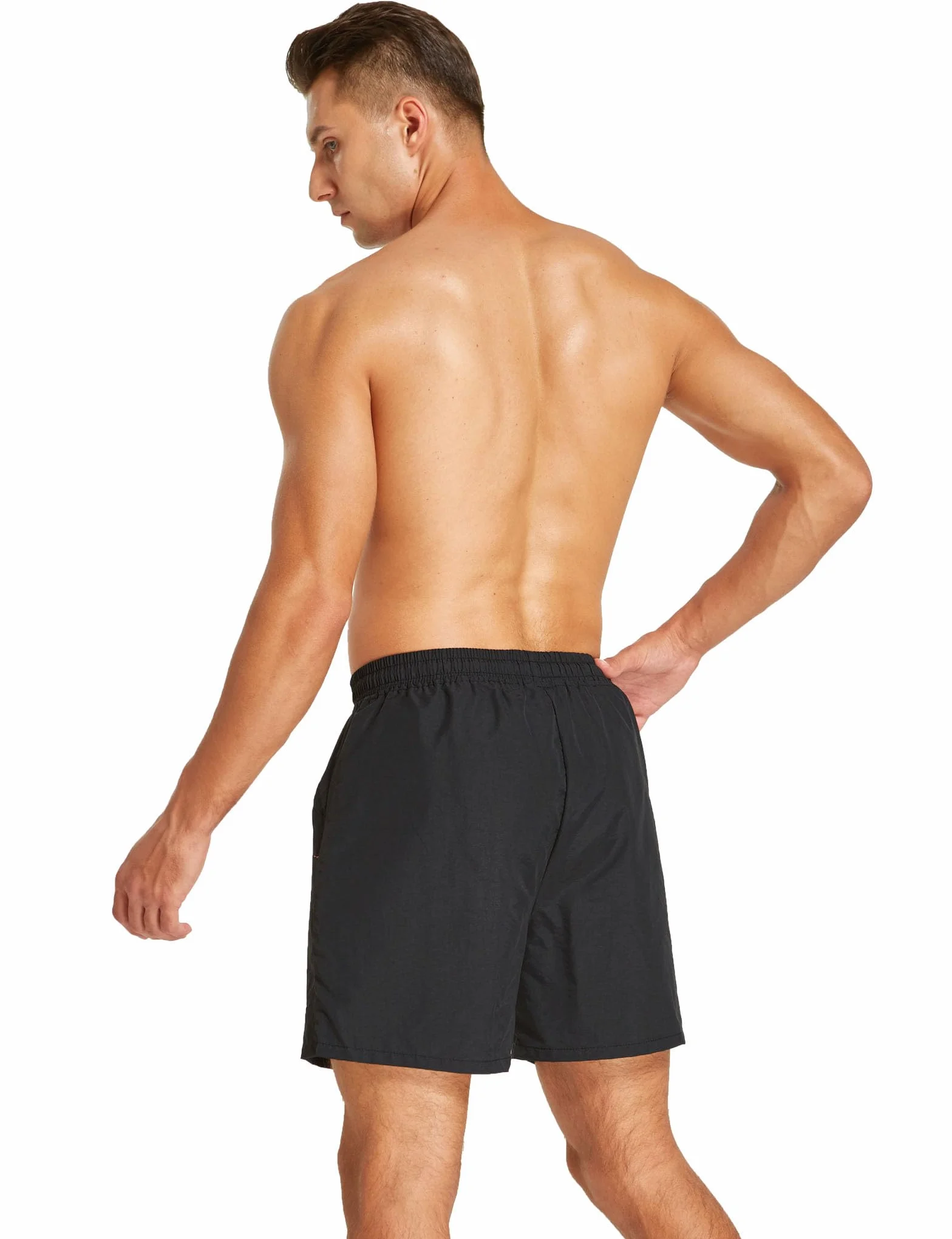 JustSun Bañador Hombre Cremallera Impermeable Secado Rápido Forro Malla