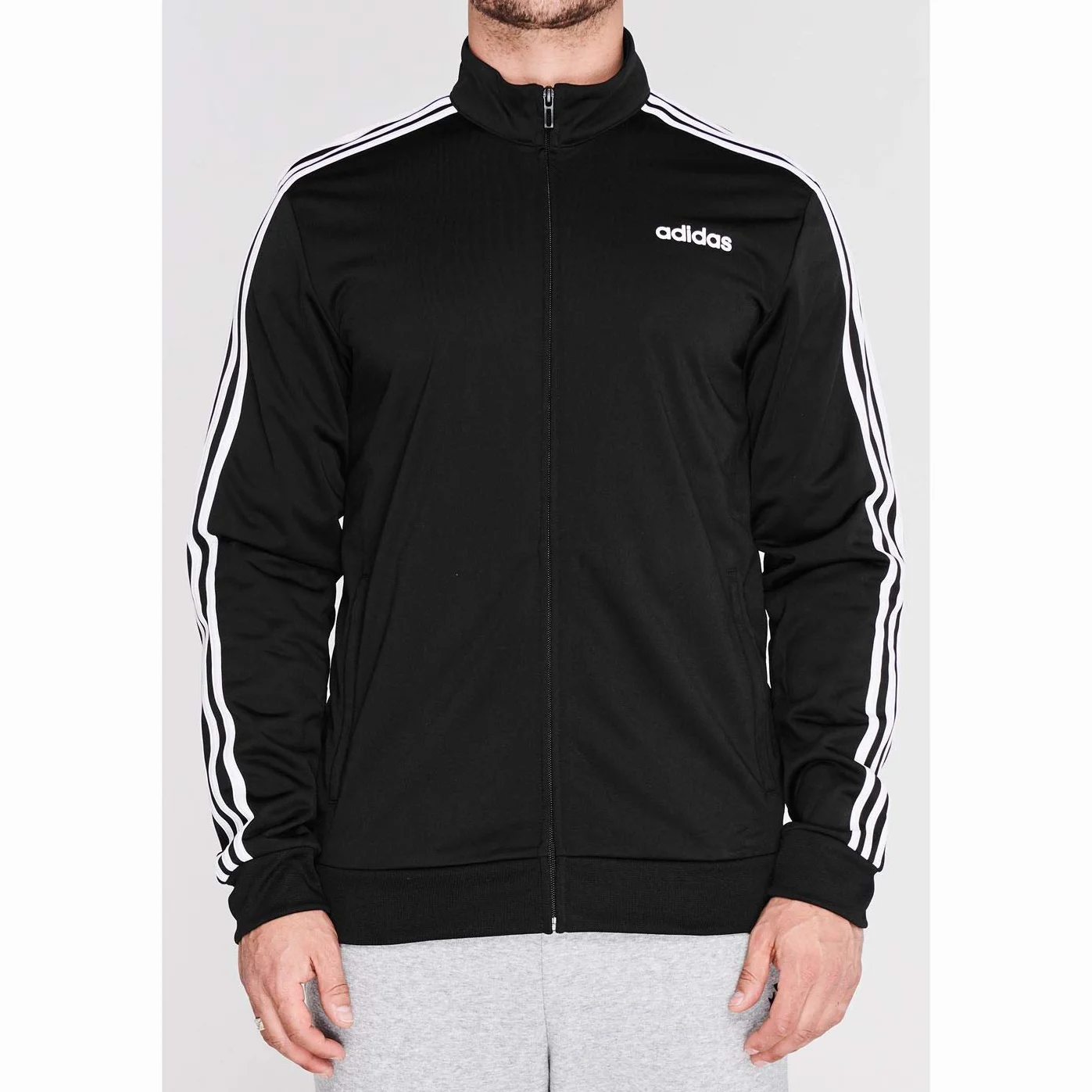 adidas Essentials Warm-up 3-Stripes Track Jacket Track Top Hombre