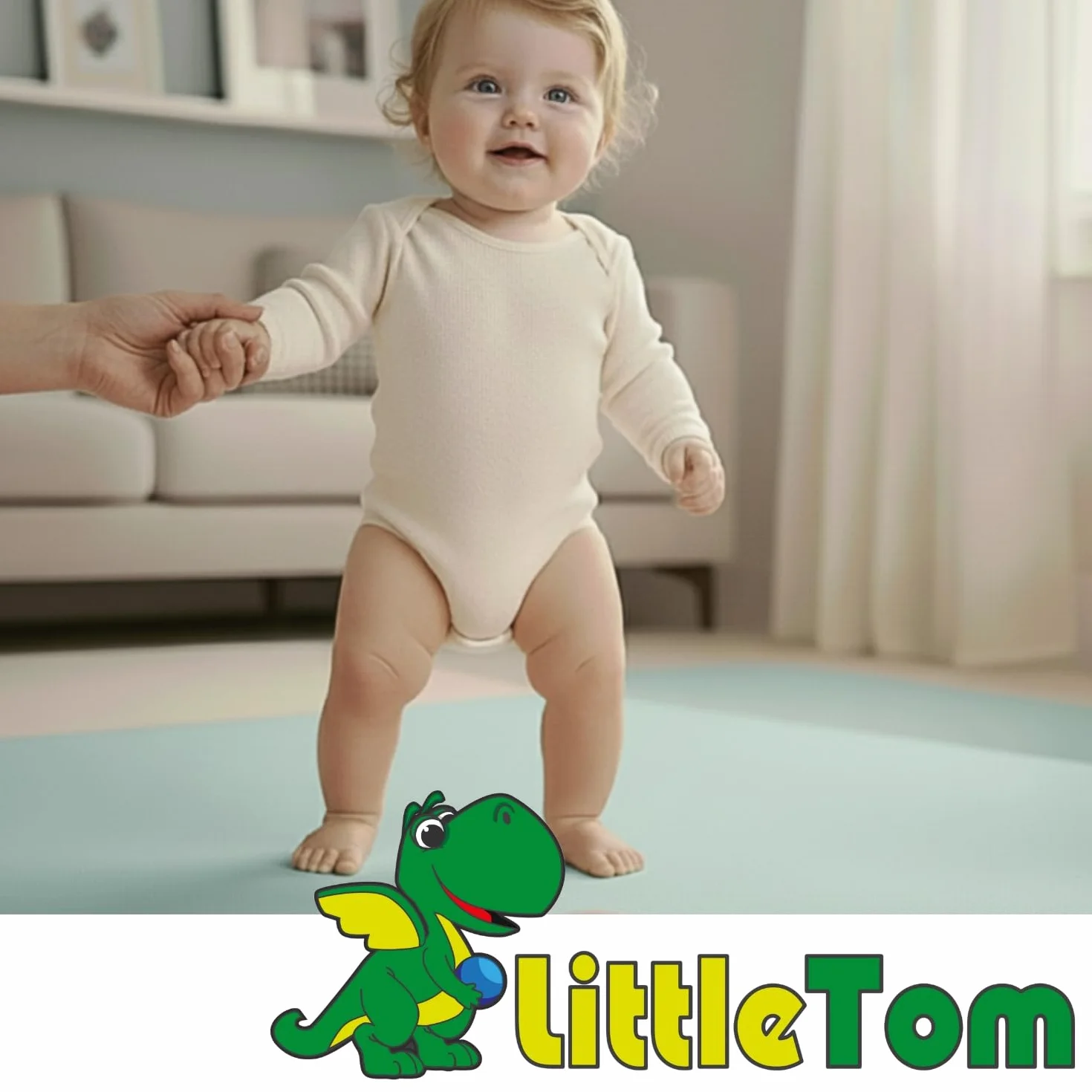 LittleTom 18 Piezas Alfombra Bebé Desde el Primer Mes - 30x30 Colchoneta de Espuma EVA Acolchada - Superficie Puzzle Antideslizante para Niños Pequeños - Suelo Protector para la Habitación Infantil